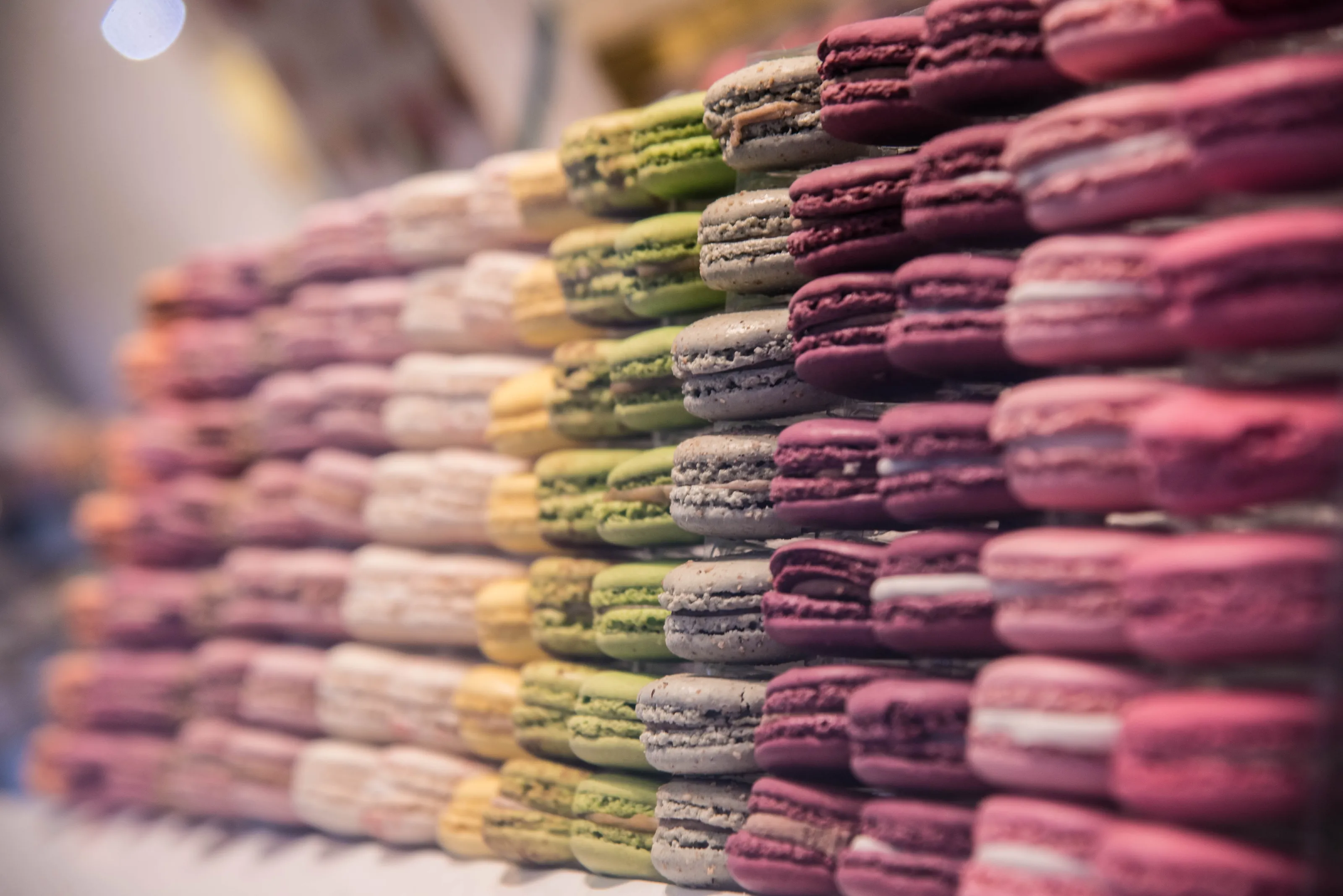 Paris with macaroons