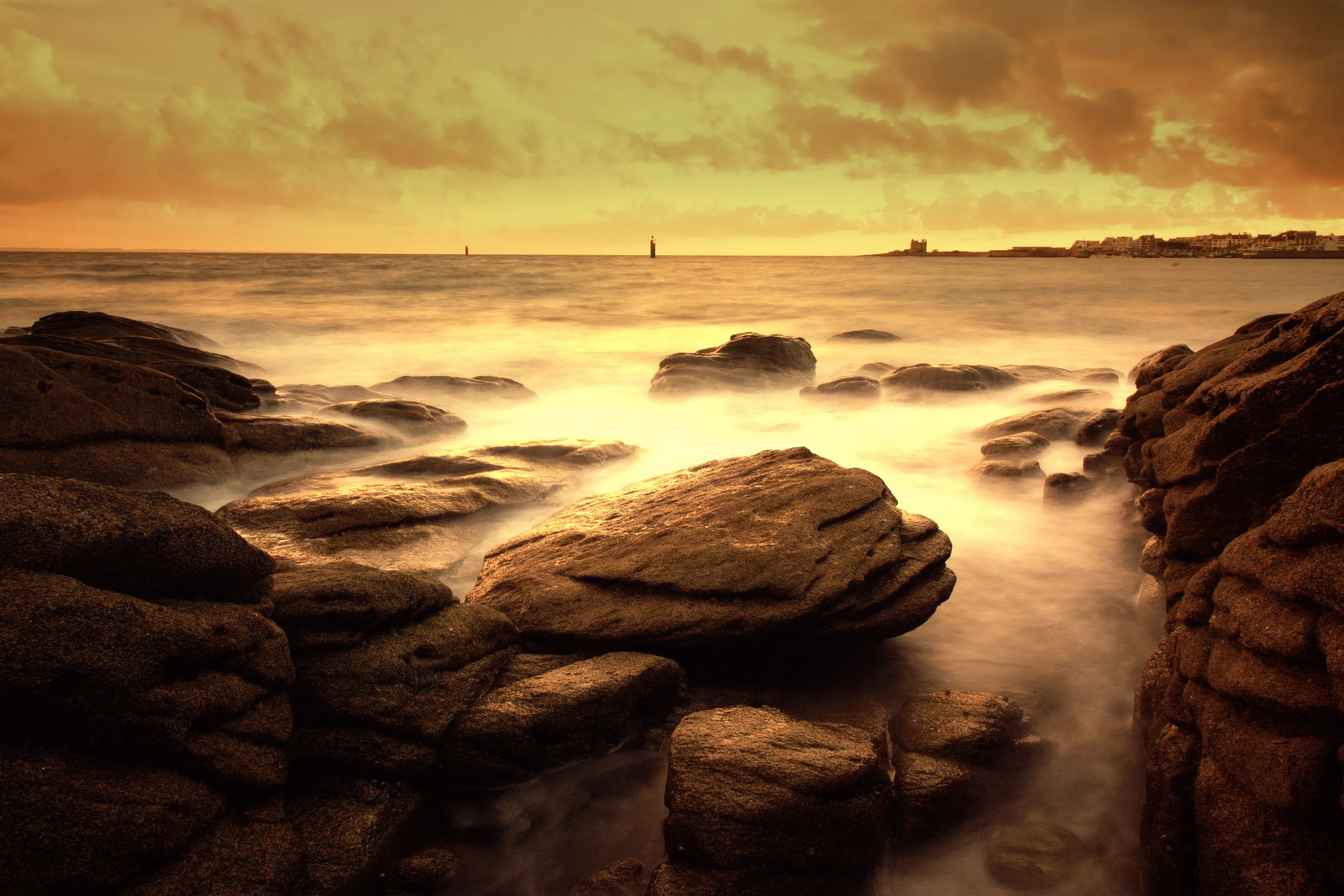 The Atlantic coast