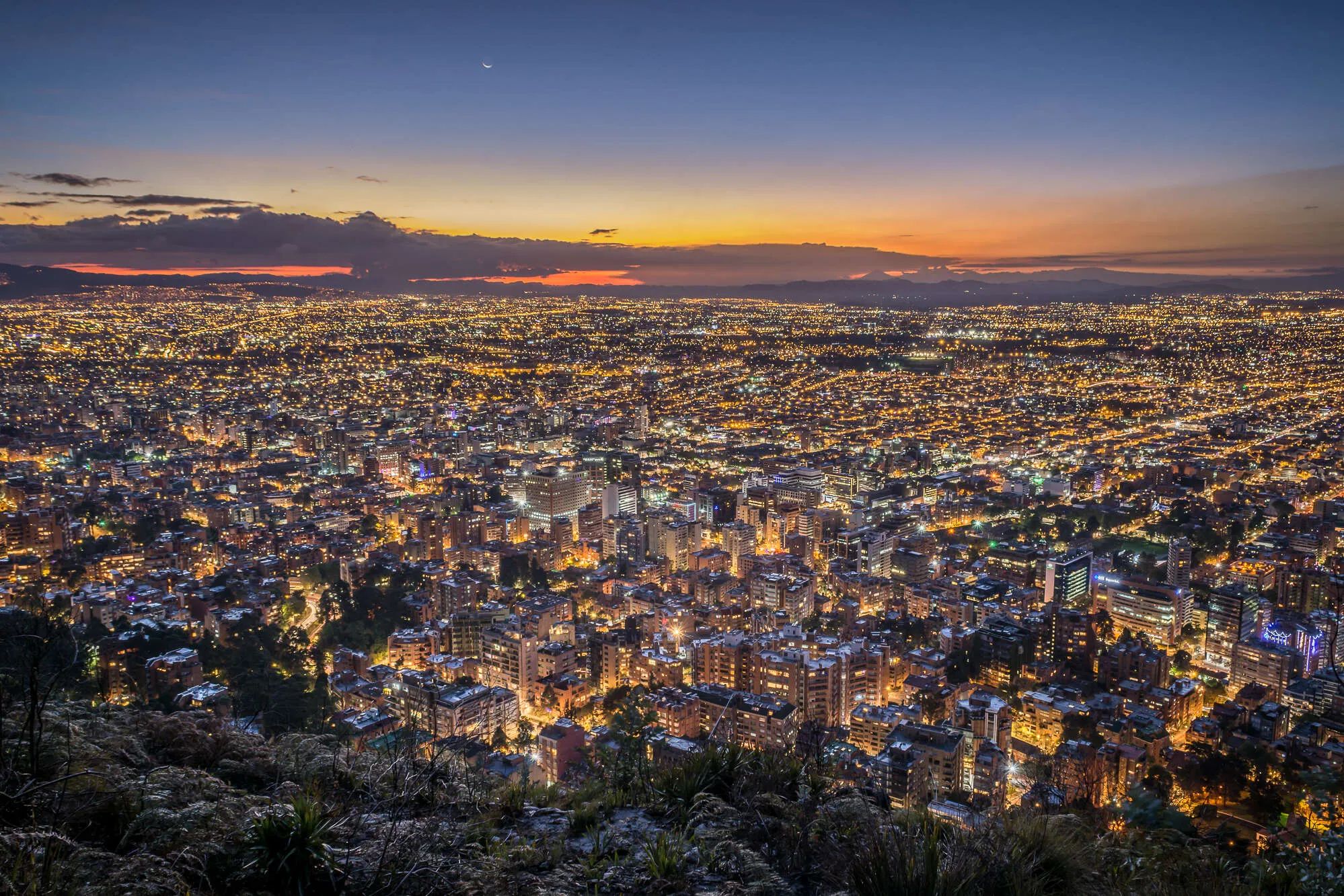 Just another sunset in Bogota