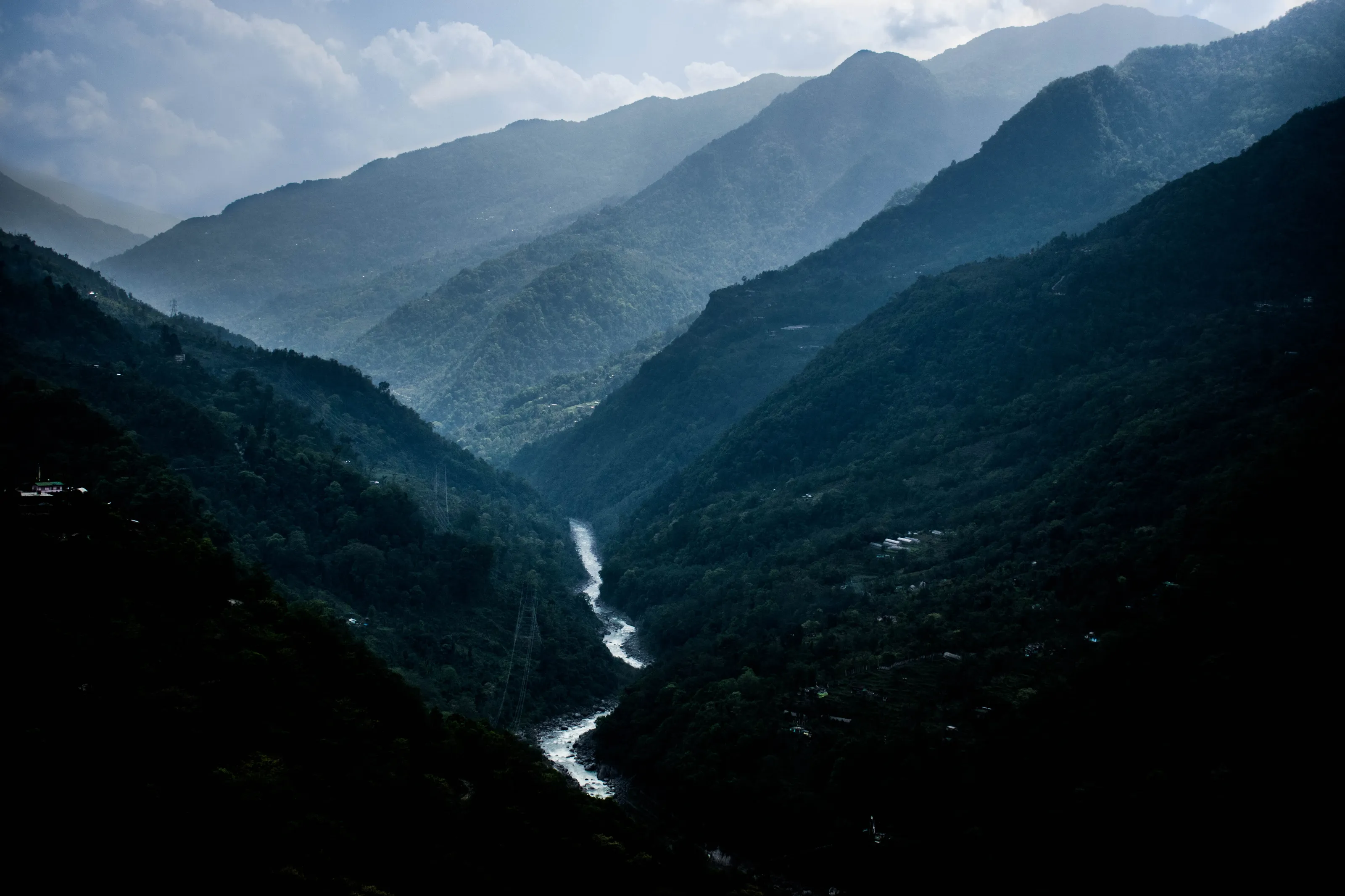 Calmness flowing through the valley