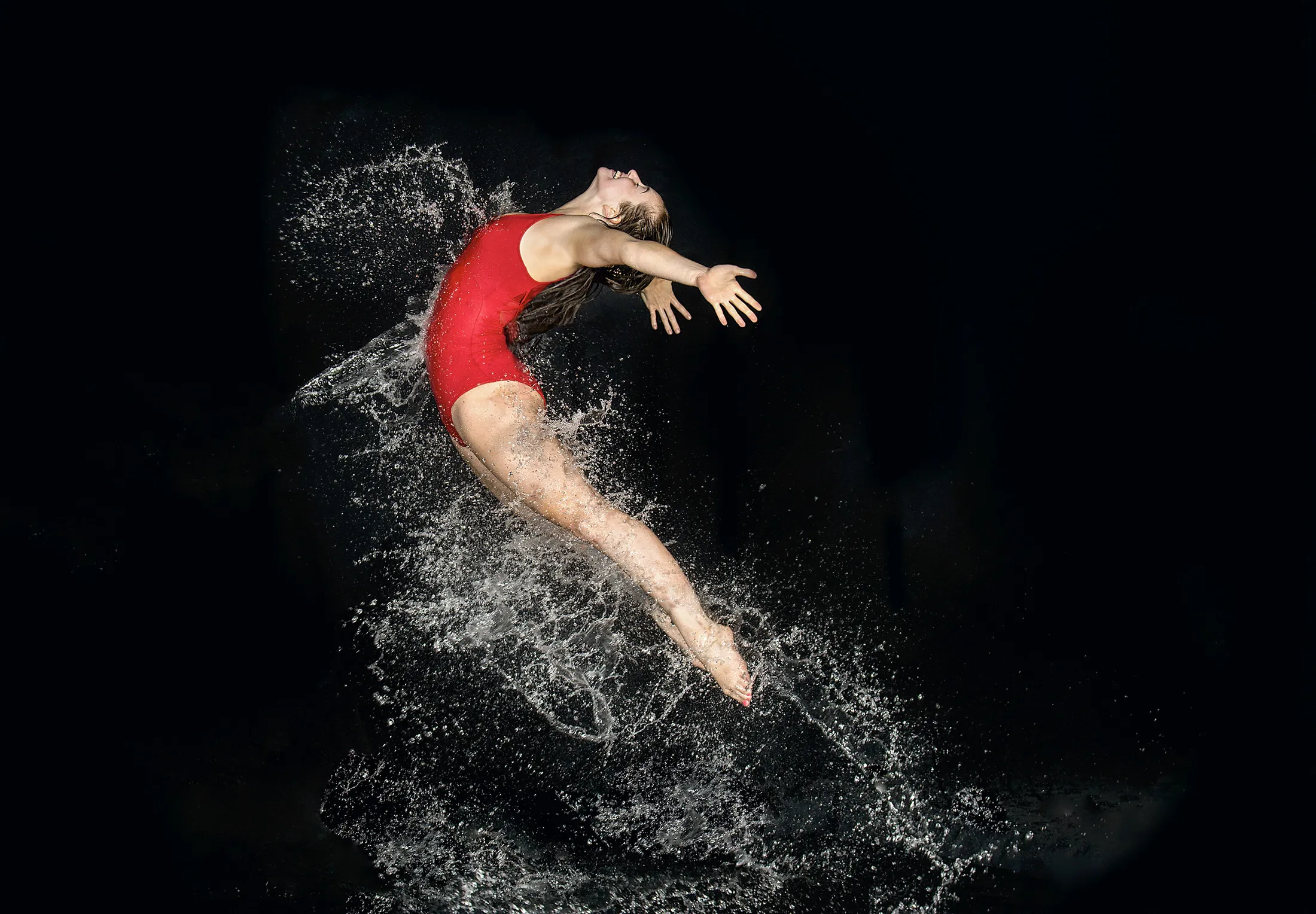 Synchronised Swimmer.