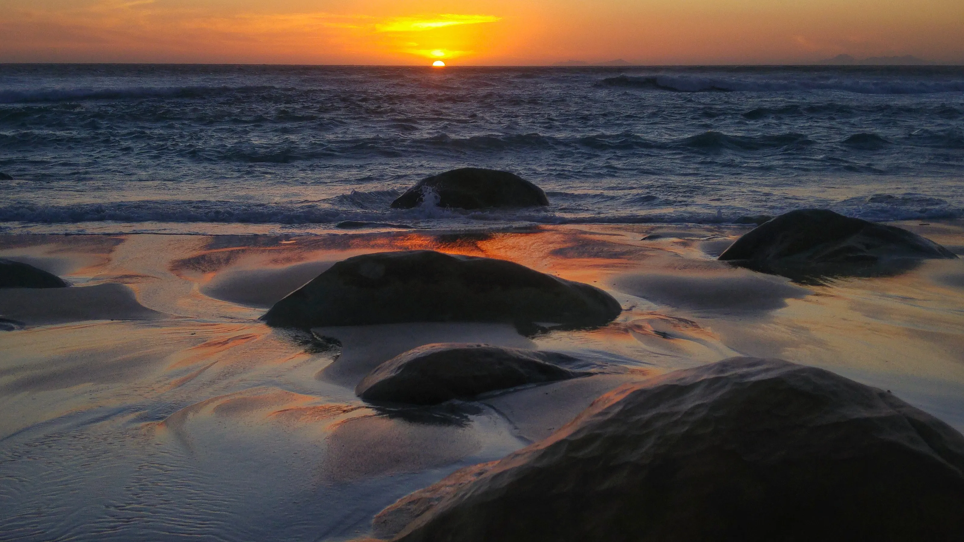 South African Sunsets on the Beach