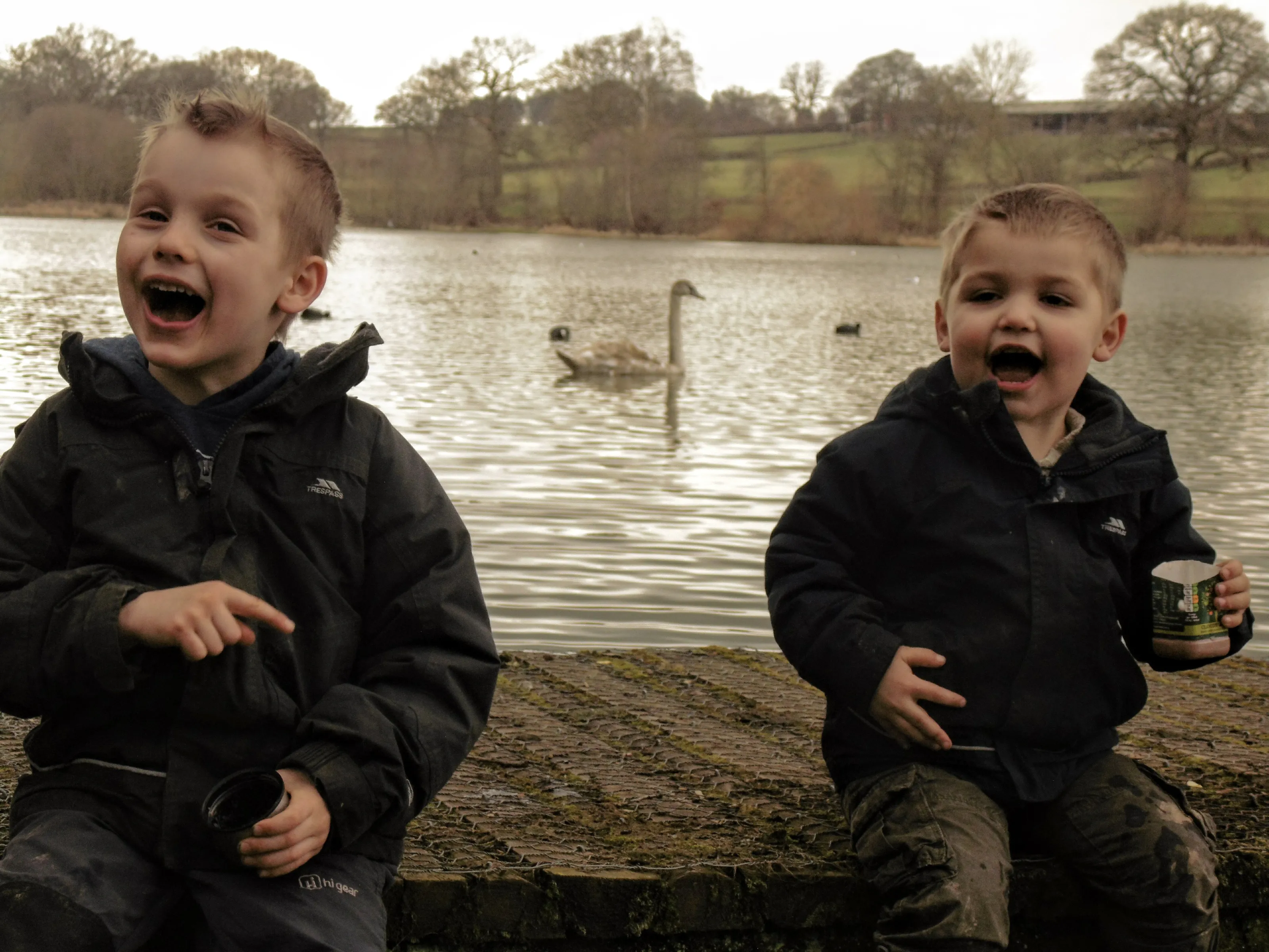 A joke between brothers!