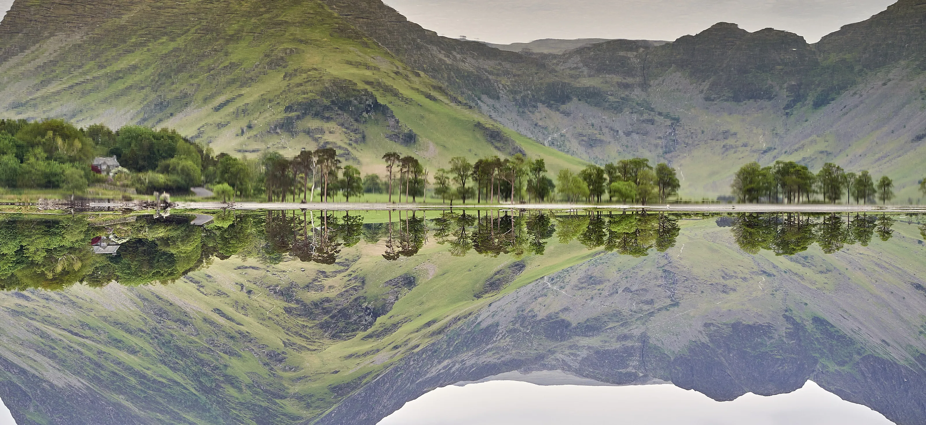 Buttermere Inversion. Look carefully