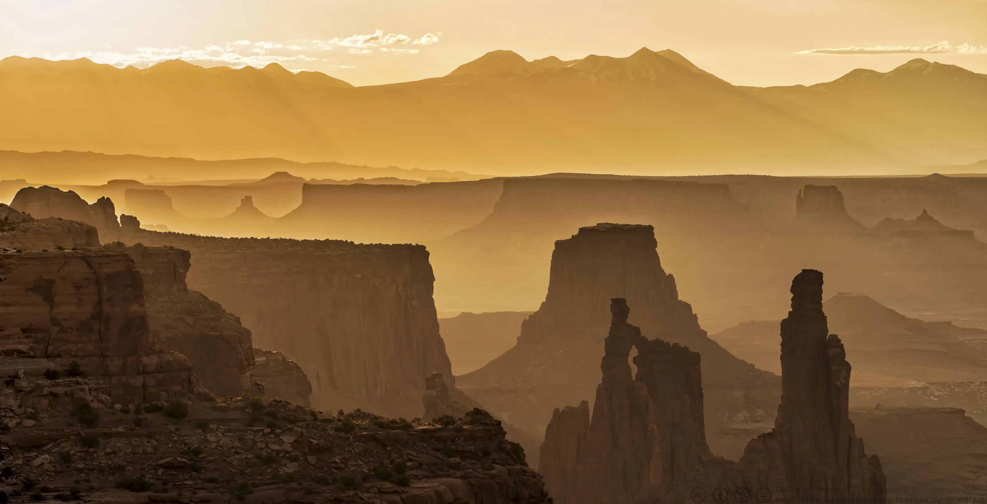 Sunrise over the stark yet stunning Utah landscape