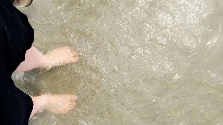 Into the ocean