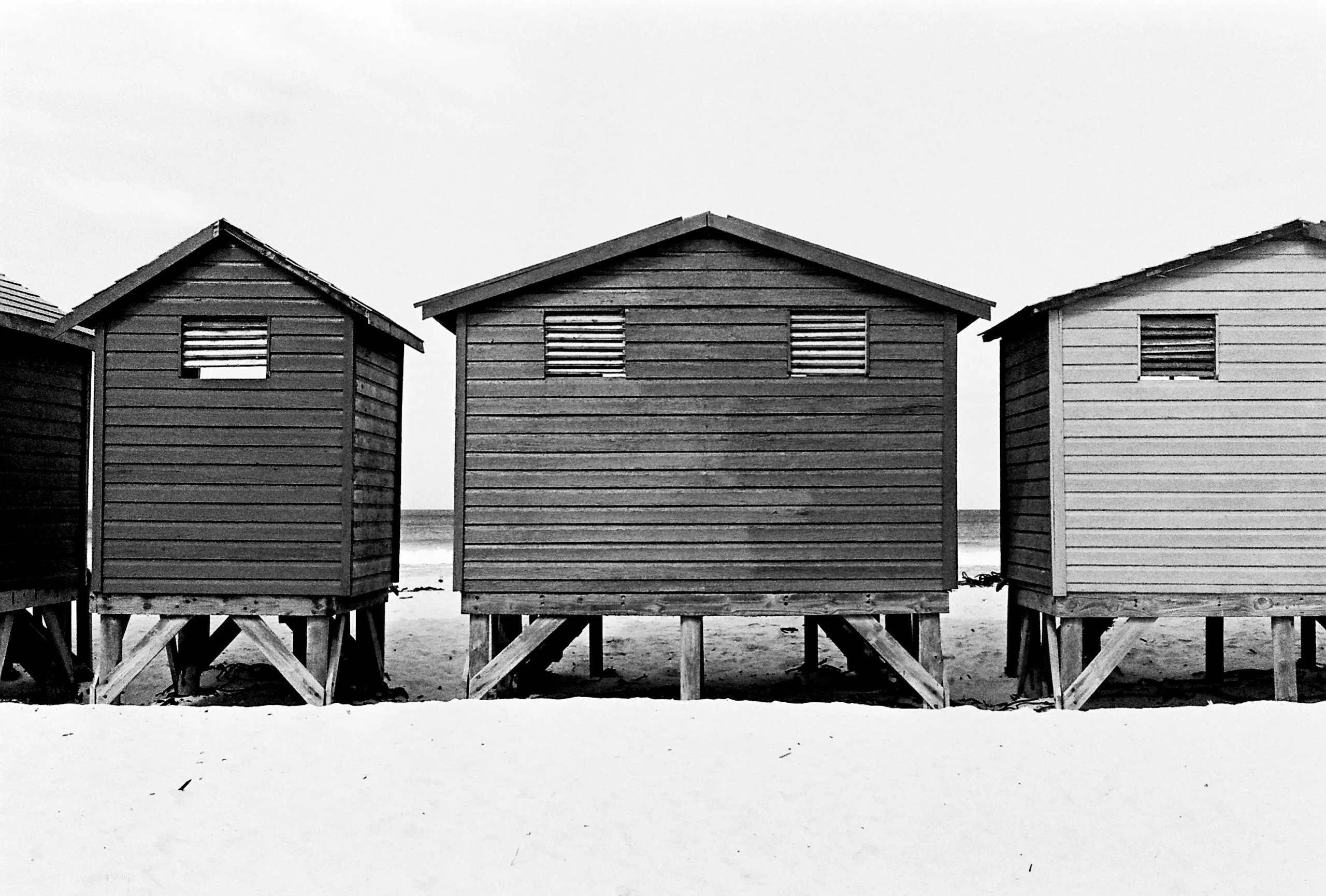Beach huts