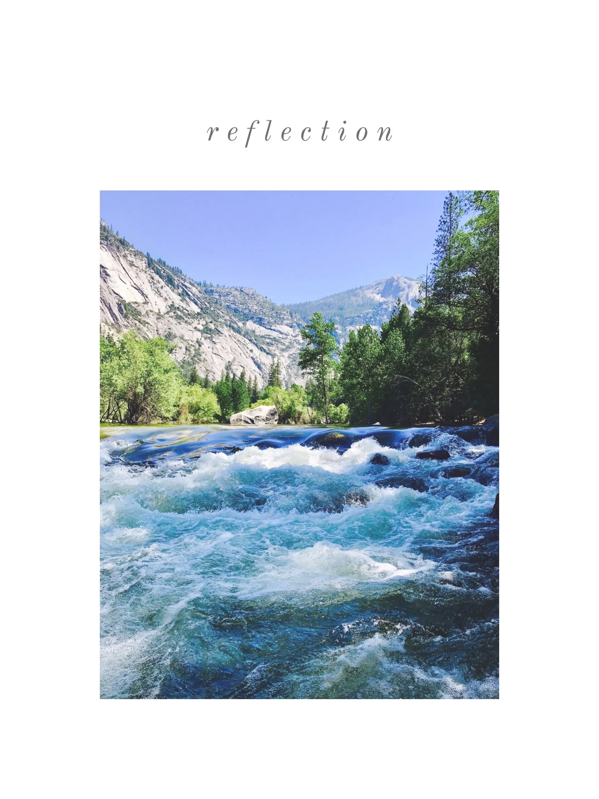 A river runs through it