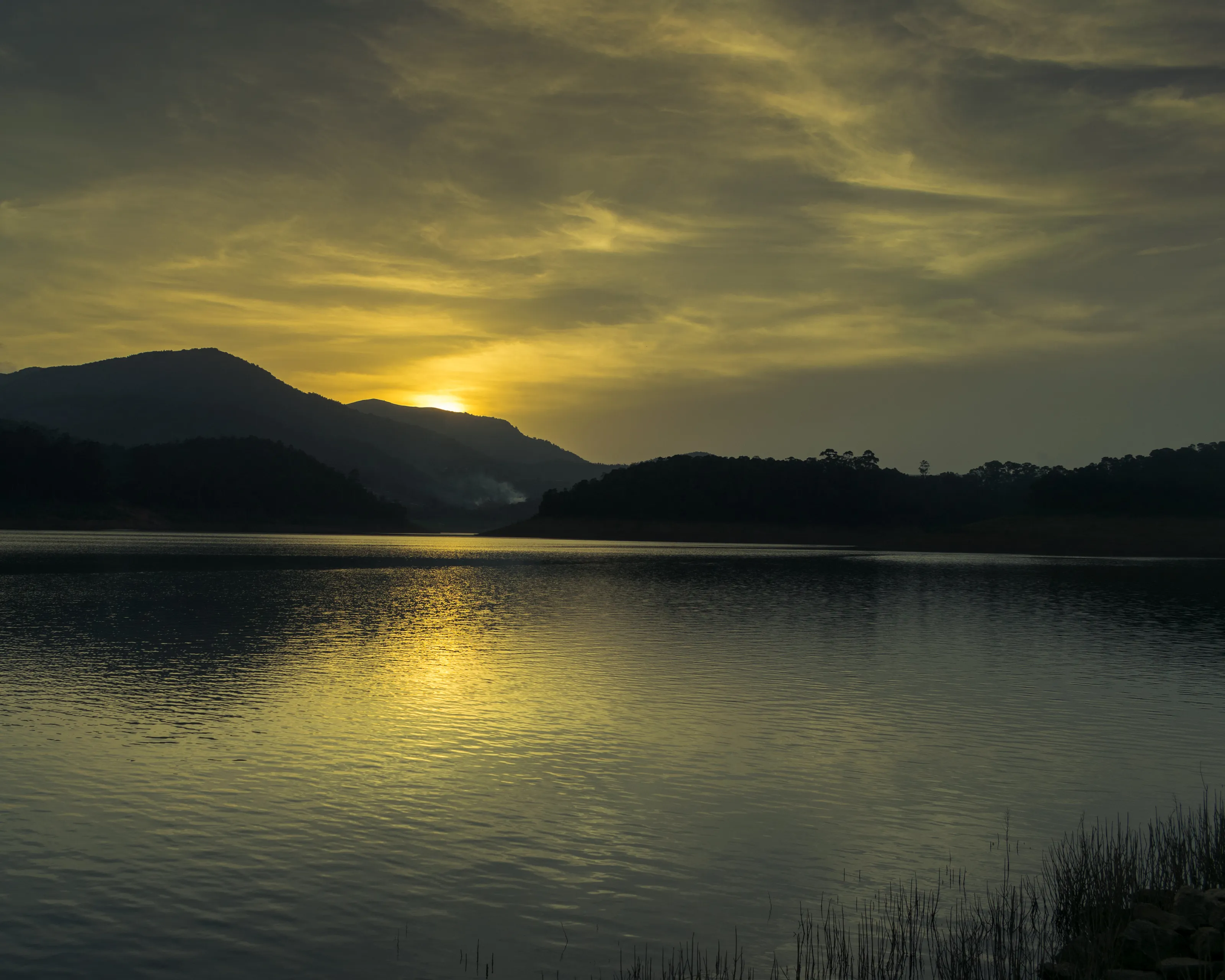 Serene Sunset at South Indian hill station of Ooty