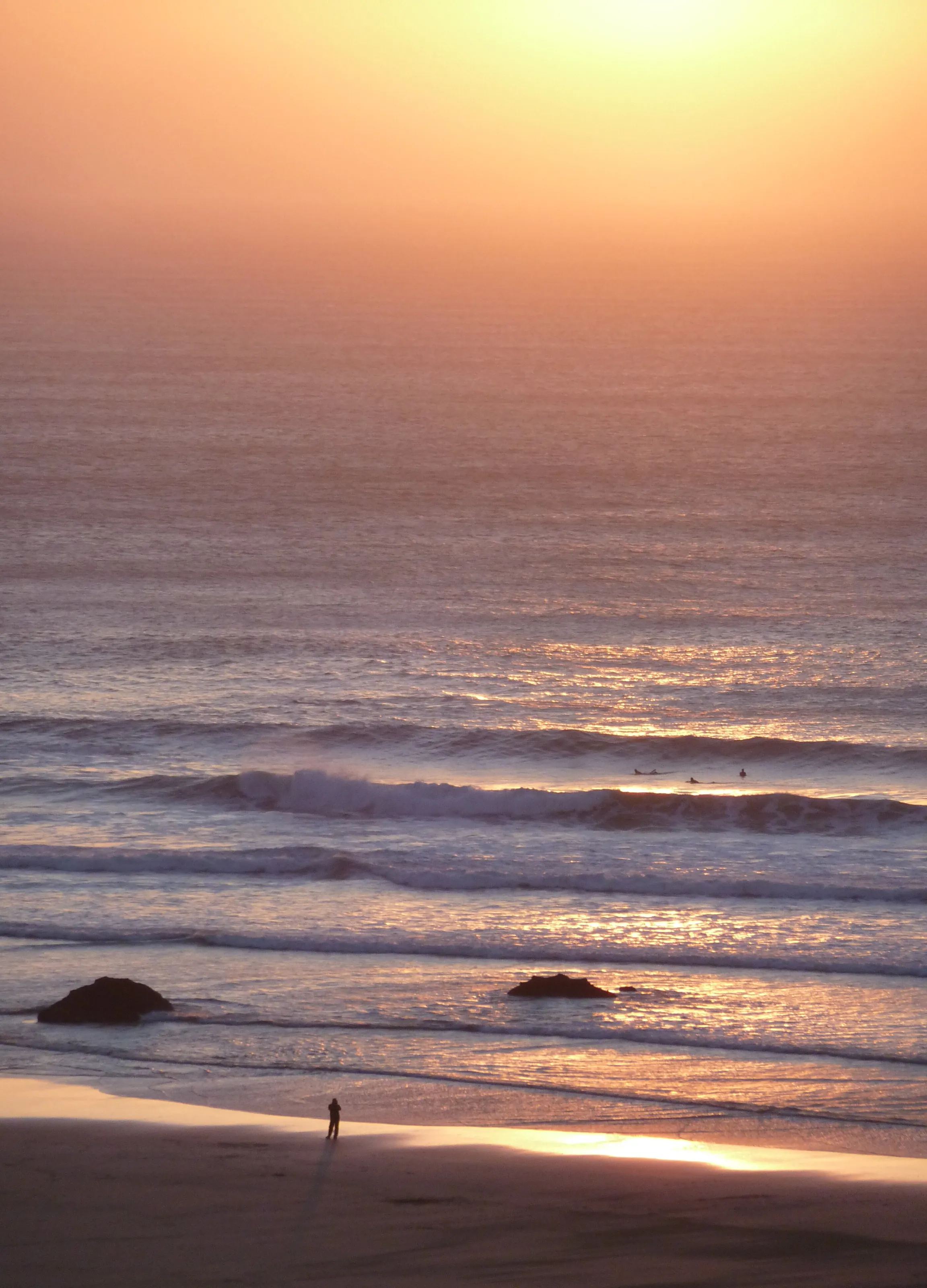 Sunset over Mawgan Porth