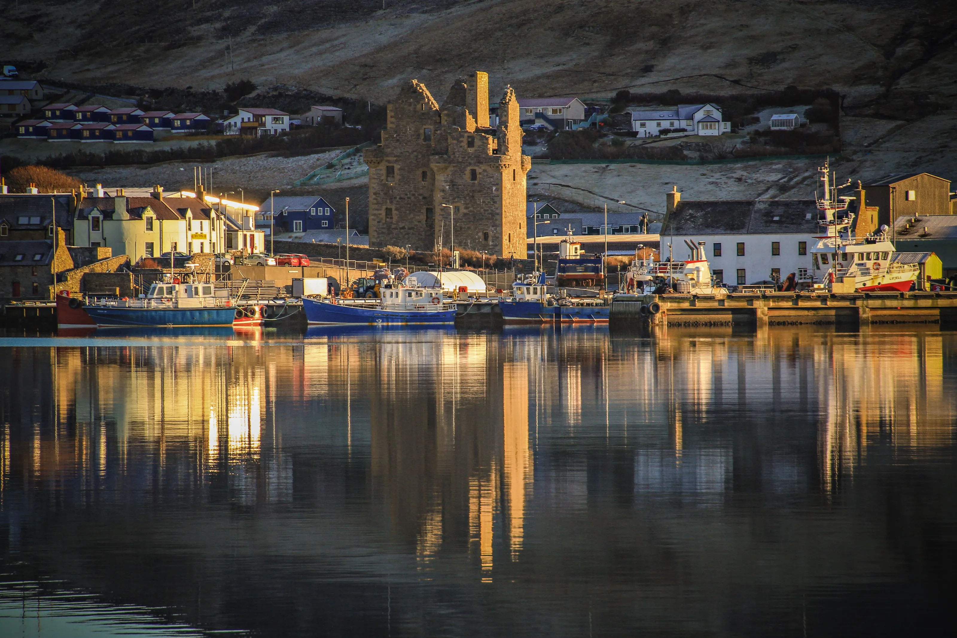 Scalloway Castle Reflection