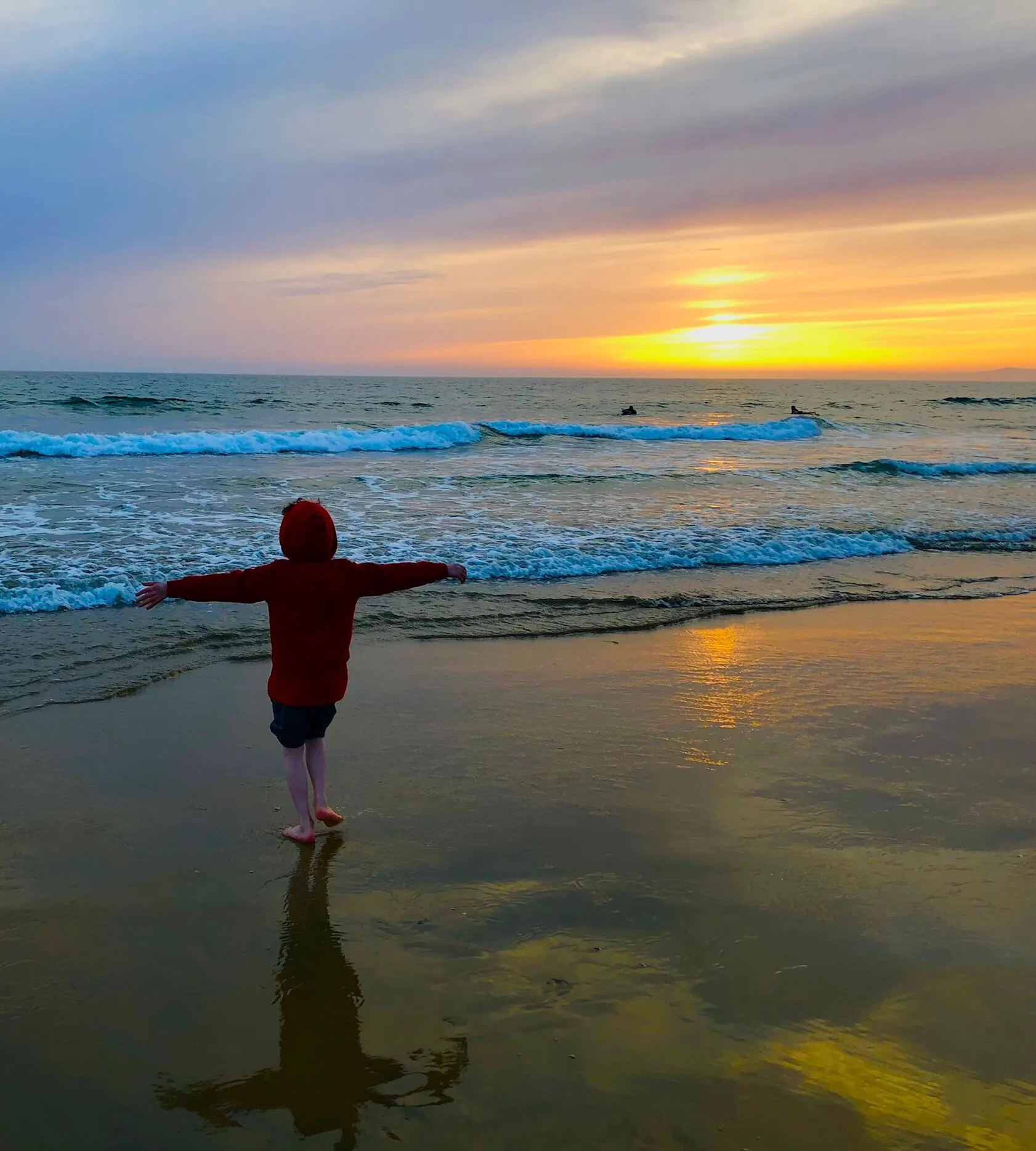 Stephen at sunset