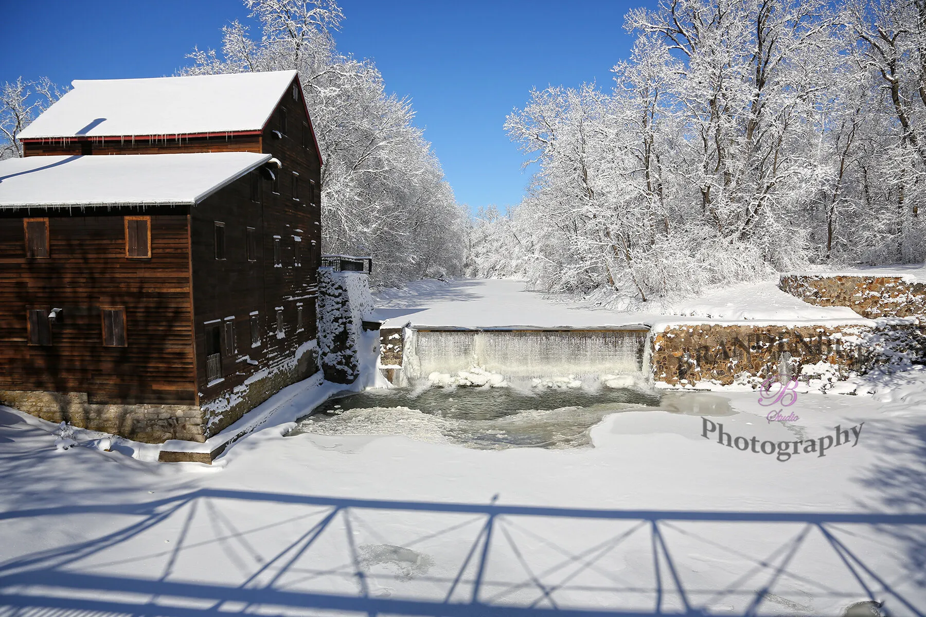 Pine Creek Grist Mill; Muscatine County, Iowa