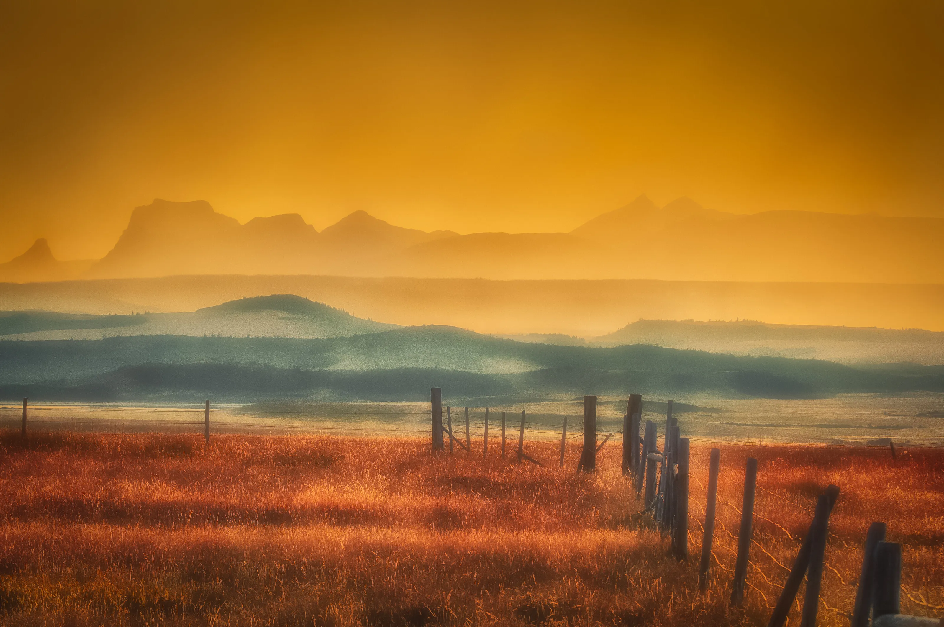 Smoke in the valleys