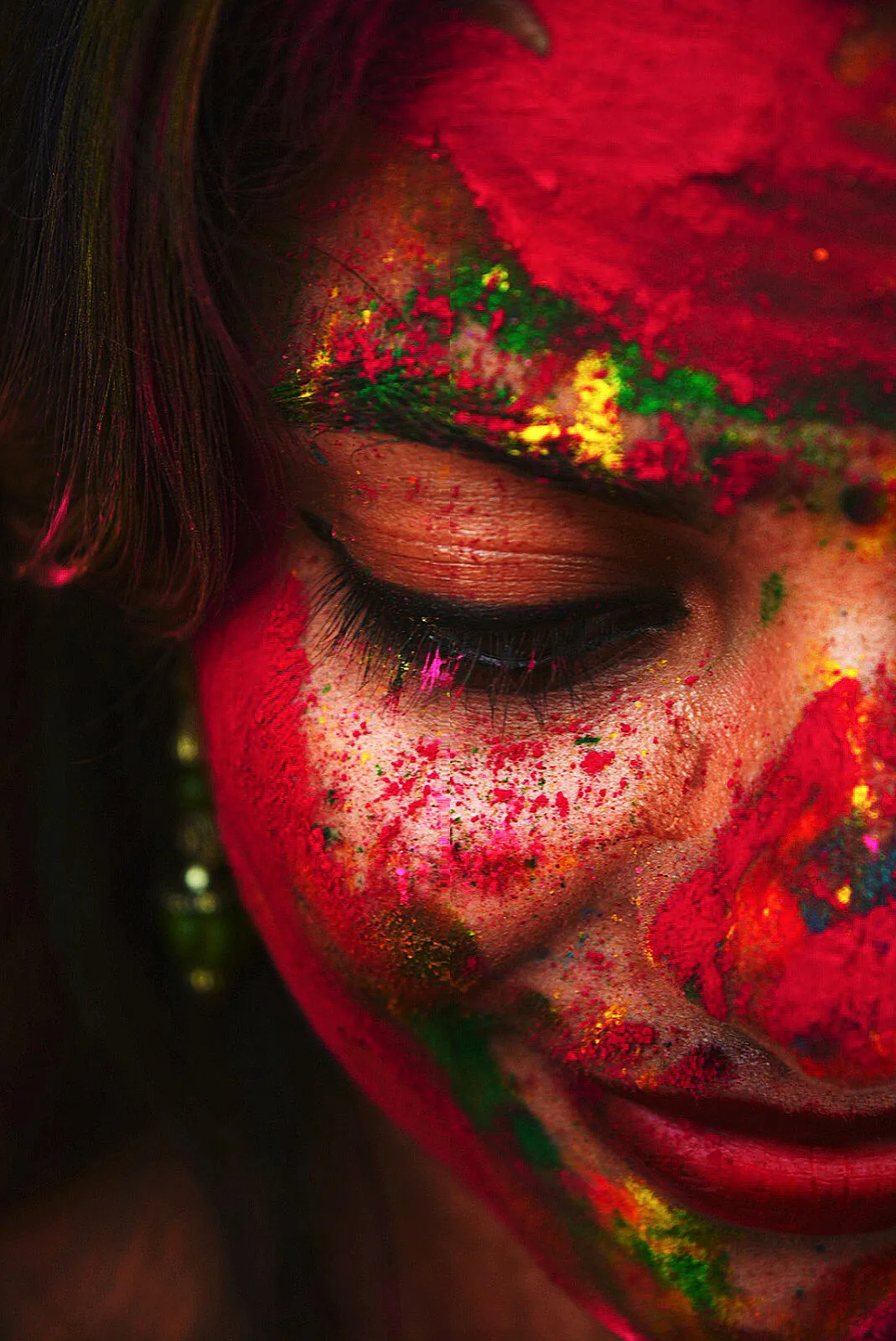 the coloured woman