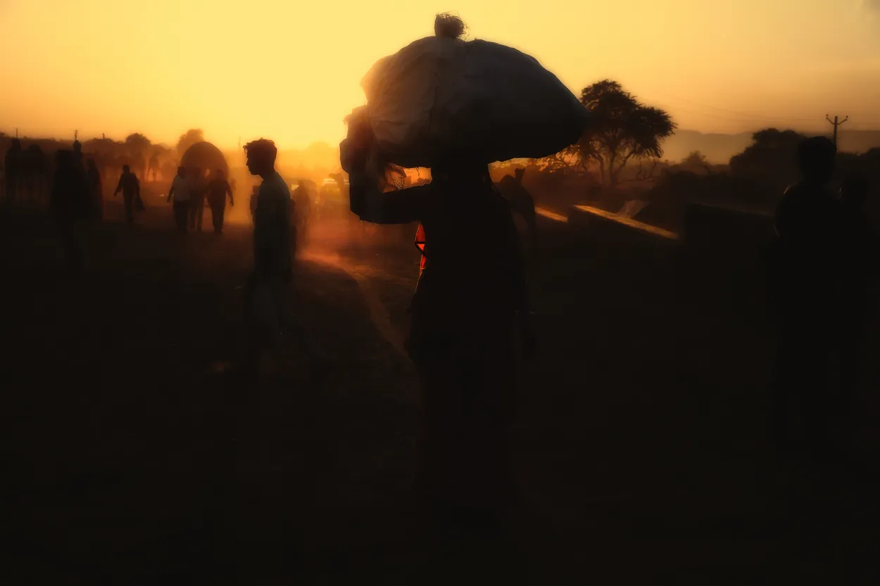 Tramonto a Pushkar