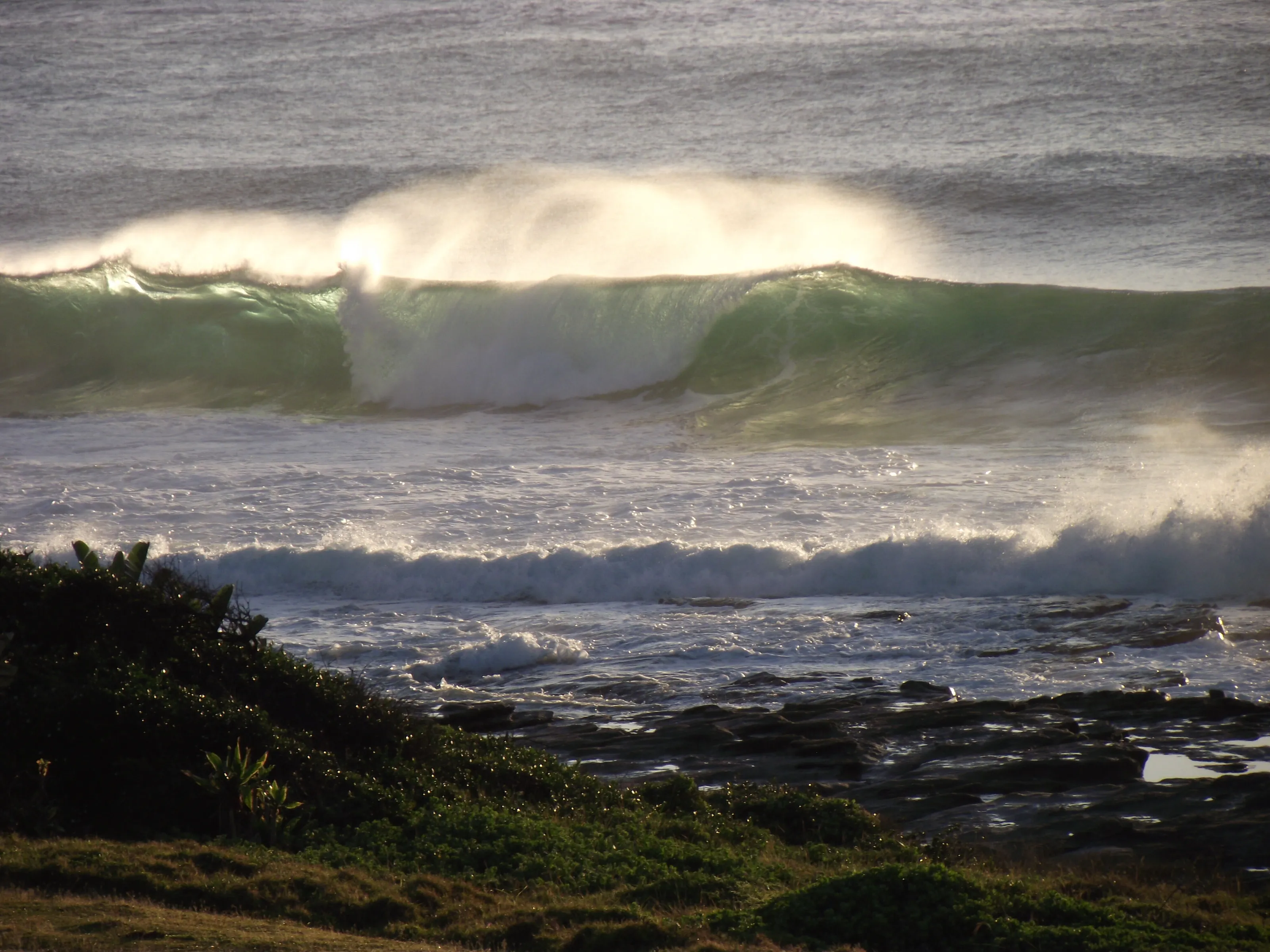 Spray of wave