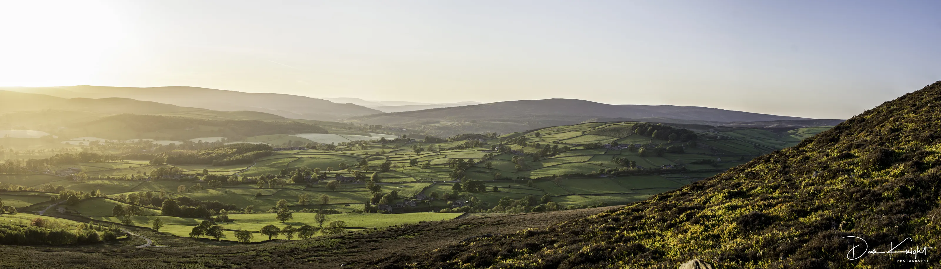 Beamsley Beacon Sunset - Yorkshire