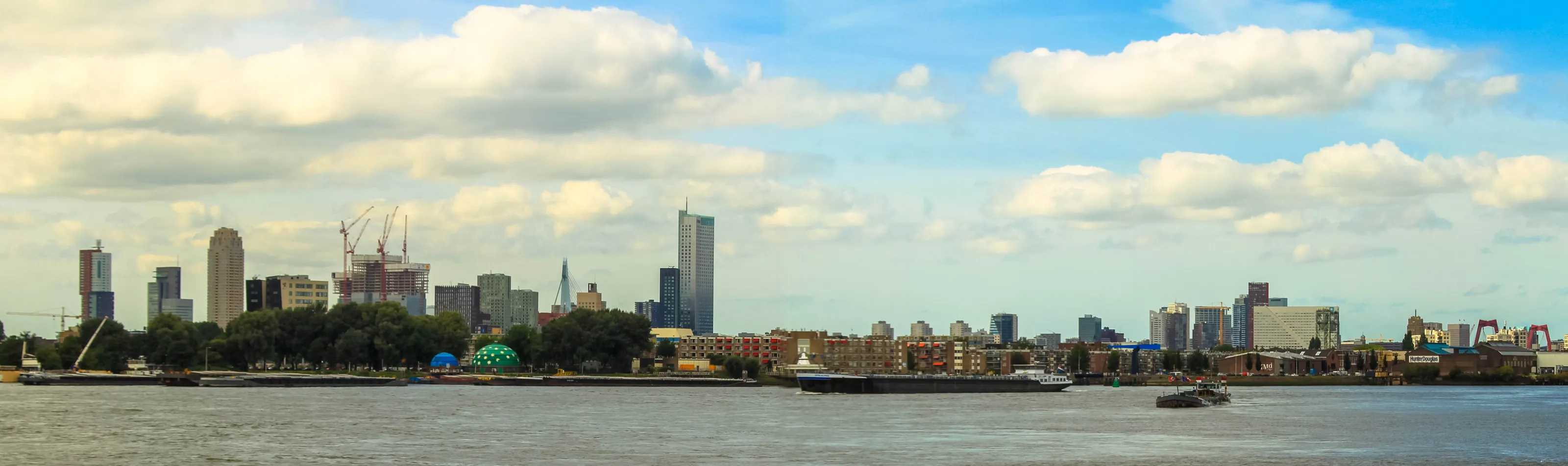 Rotterdam from river