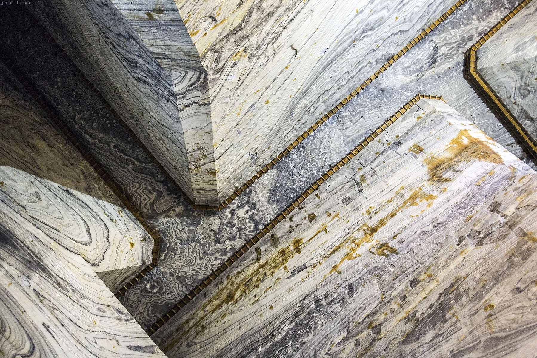 A Salt Mine Ceiling.
