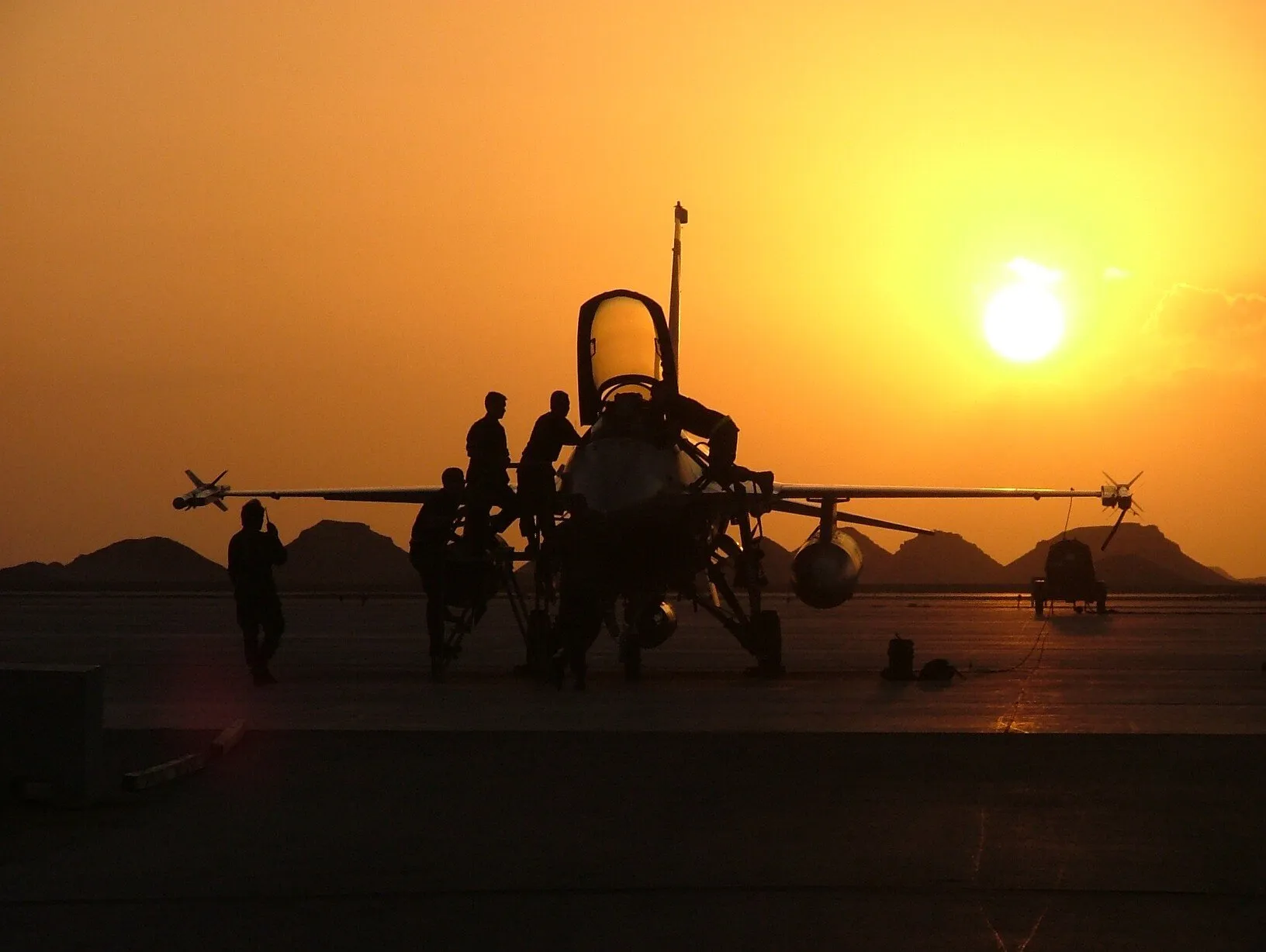 Sunset over Oman