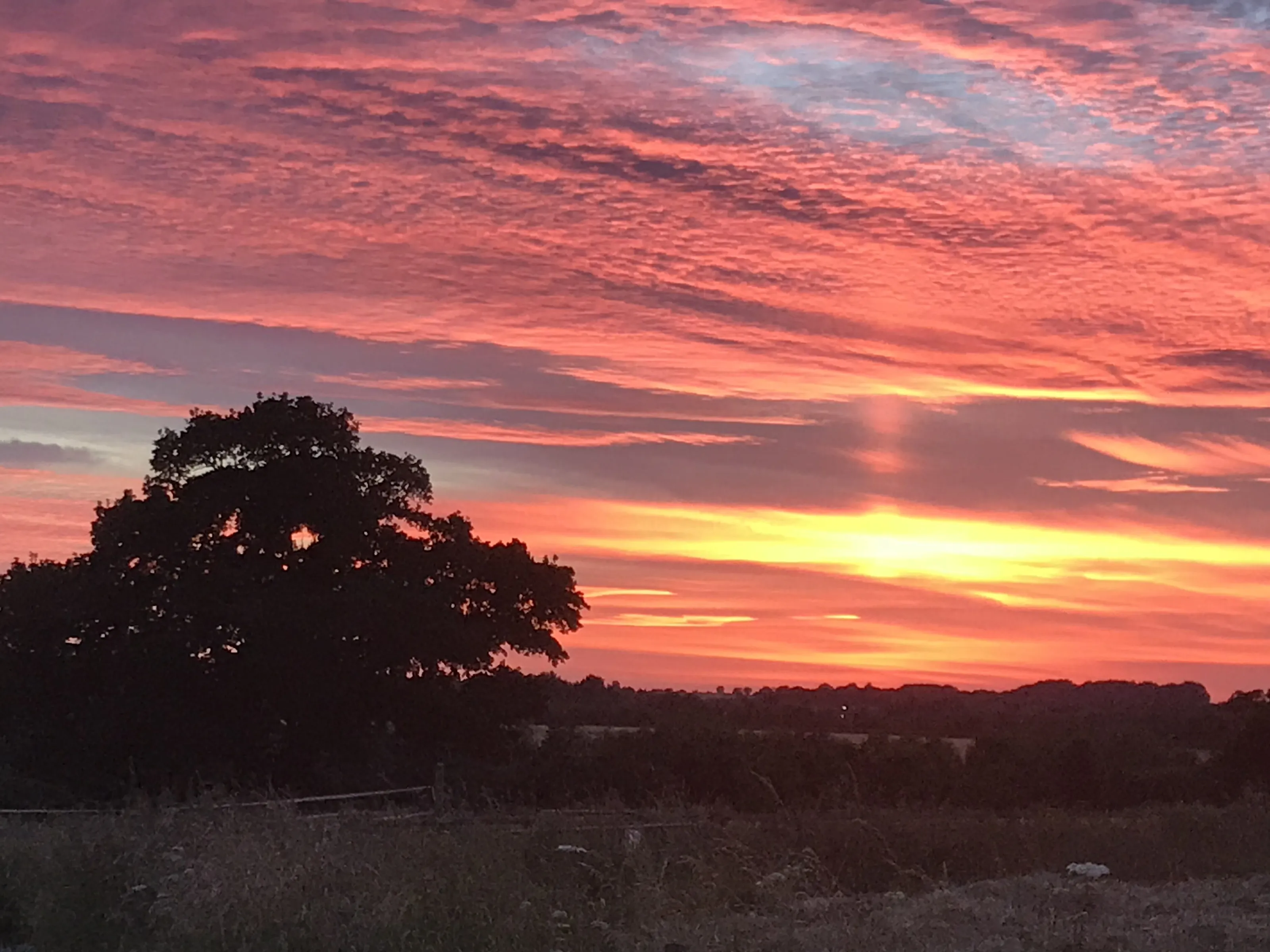 Sunset in the Cotswolds
