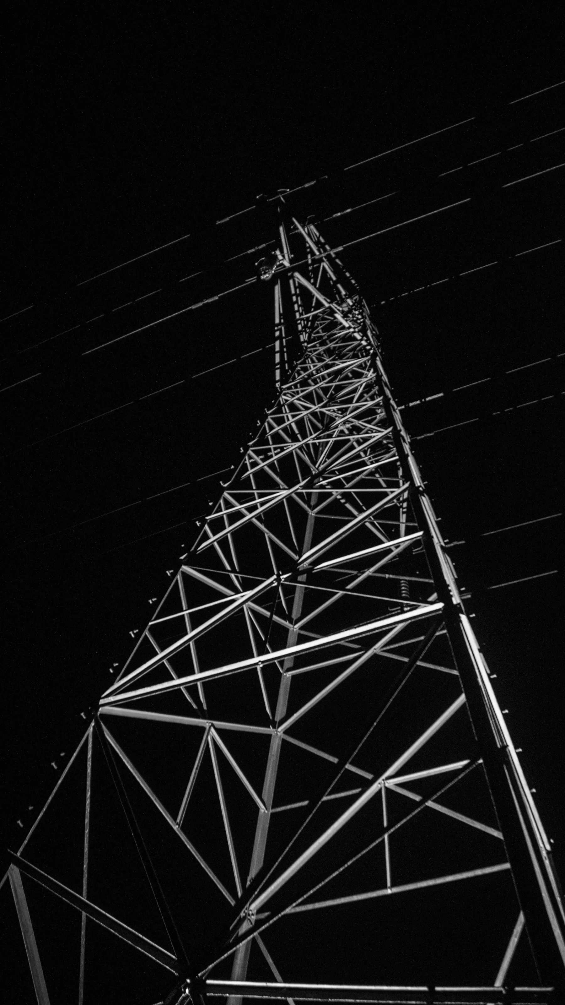 A Pylon at Night
