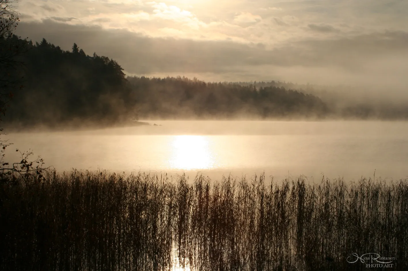 Autumn by the lake, Finland