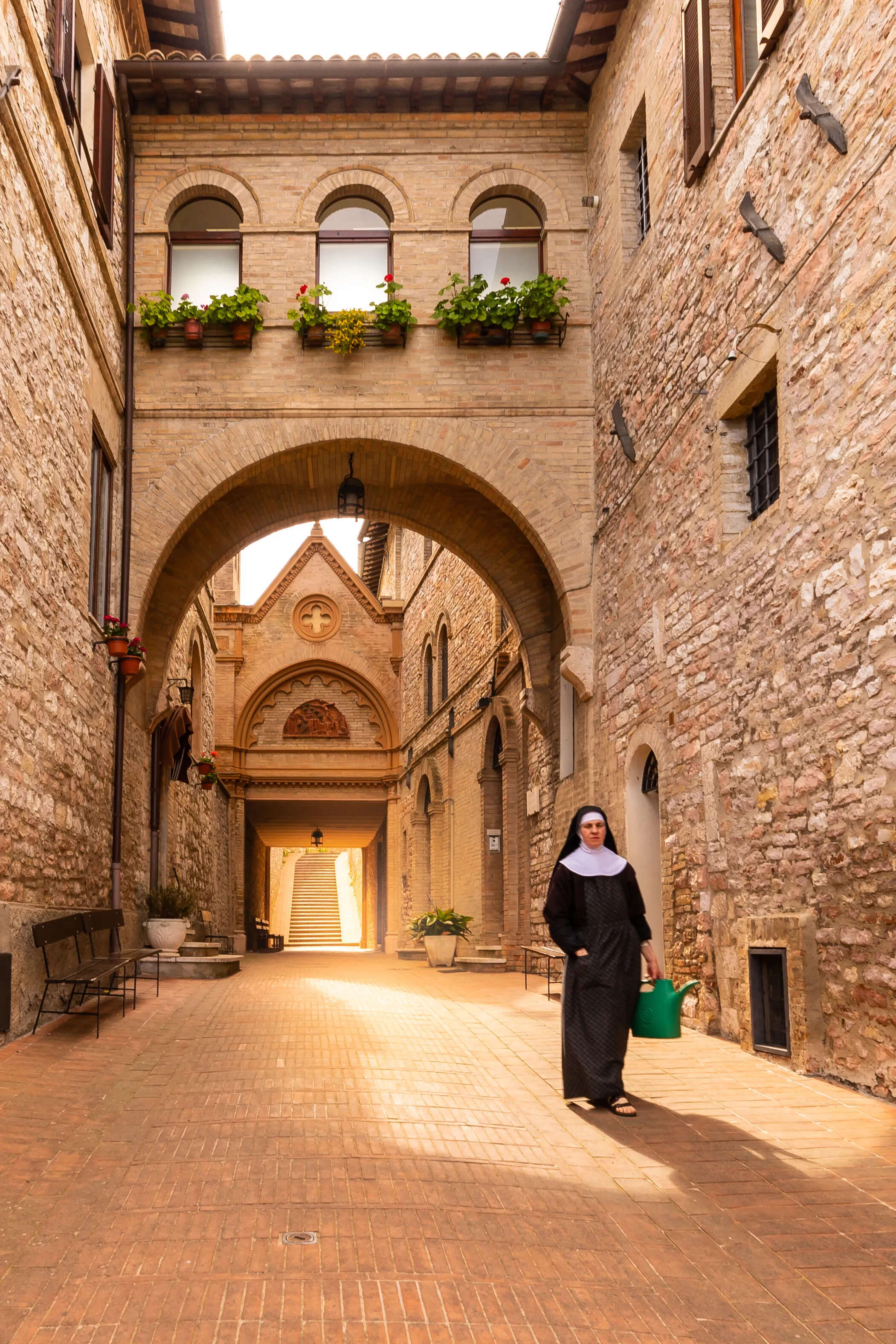 A nun in Assisi