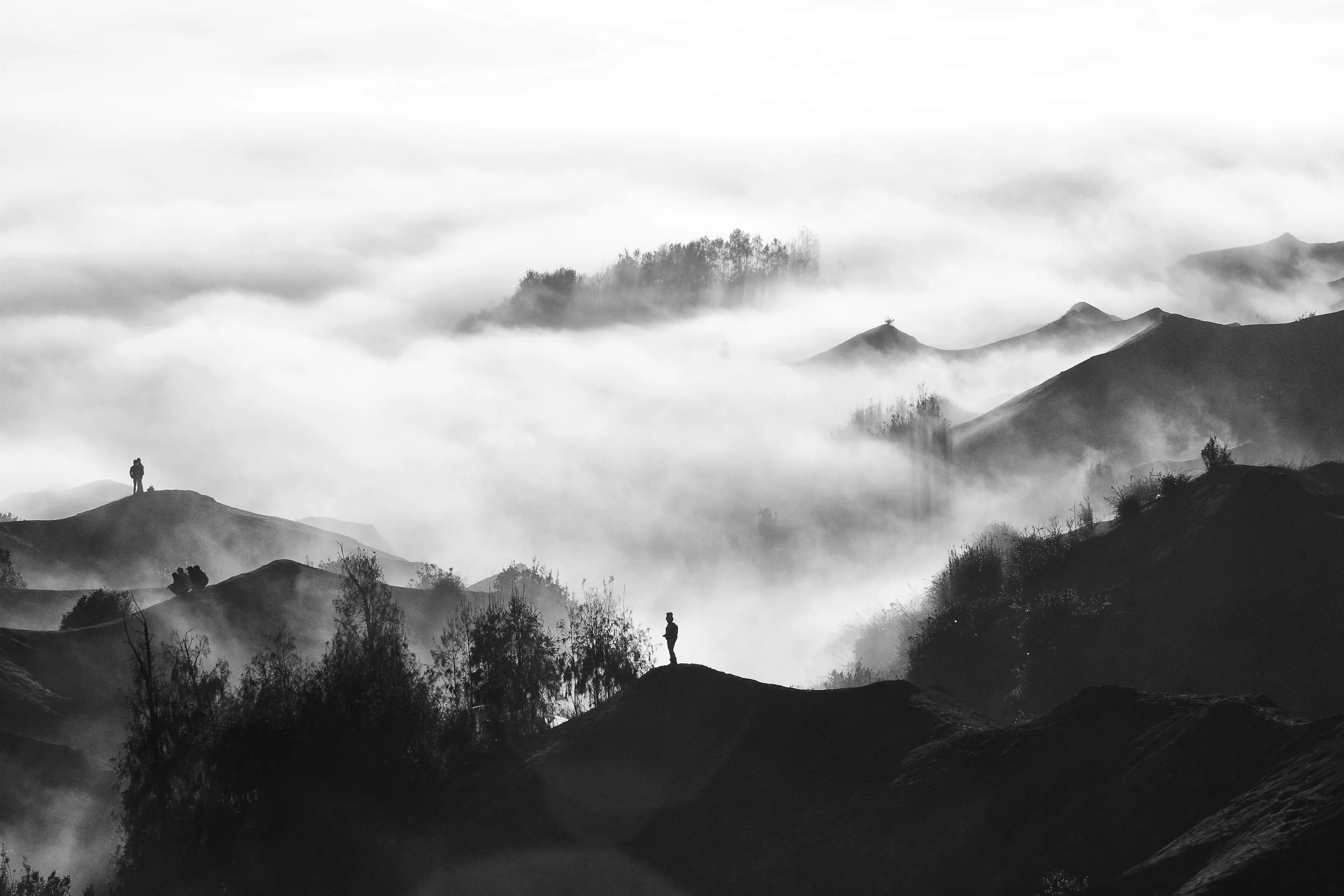 Misty Morning at Mount Bromo