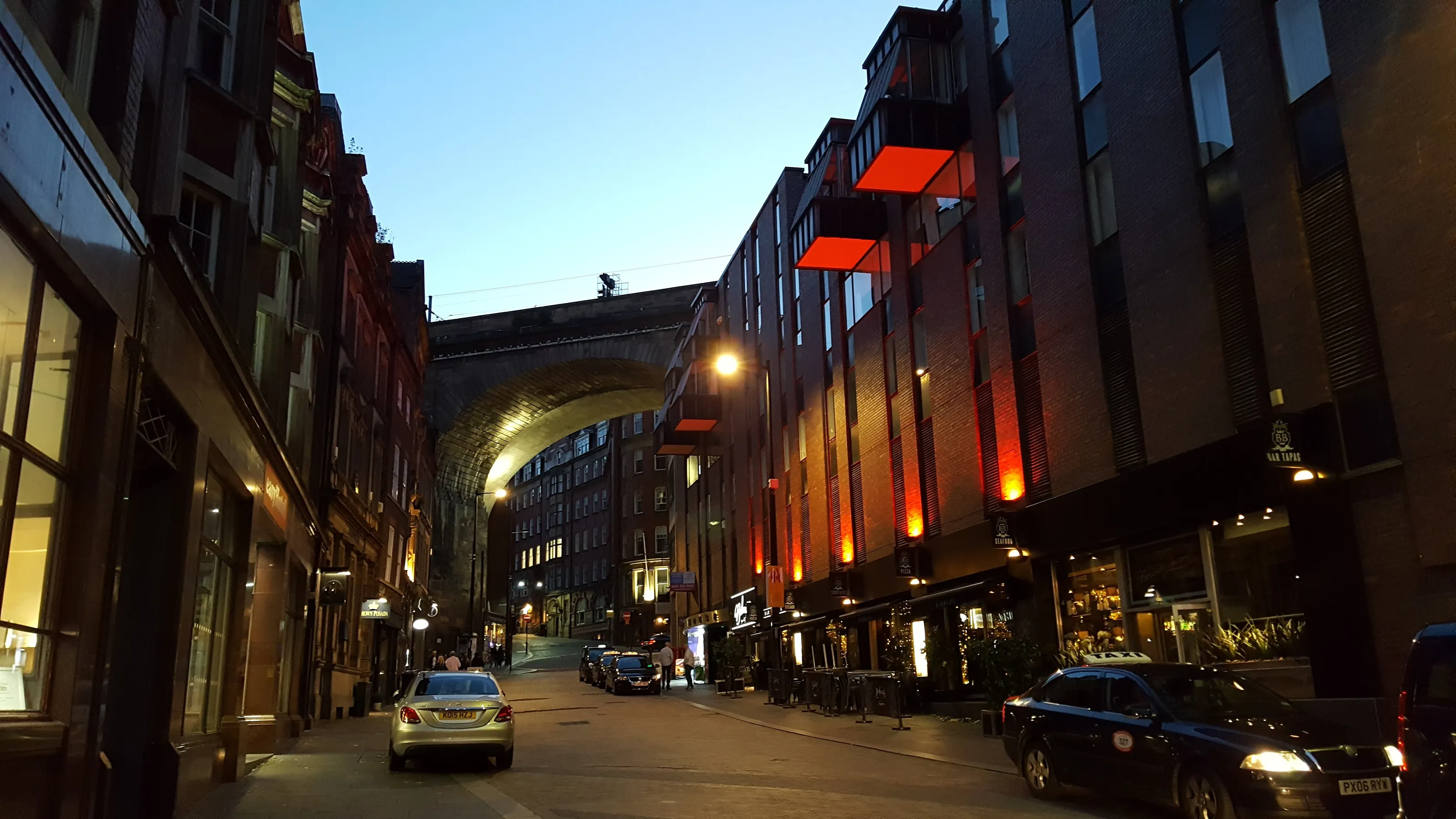 Newcastle evening