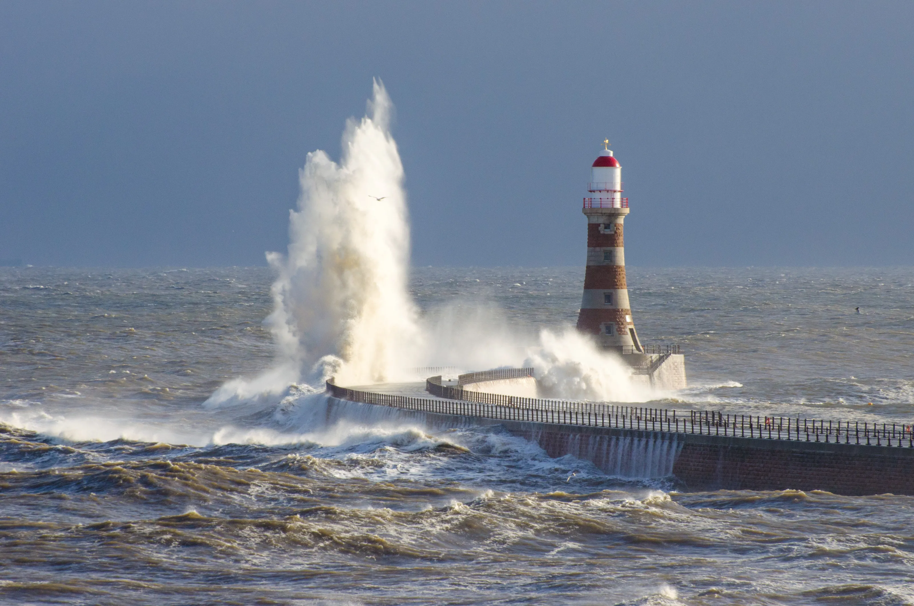 Stormy Seas at Roker Pier