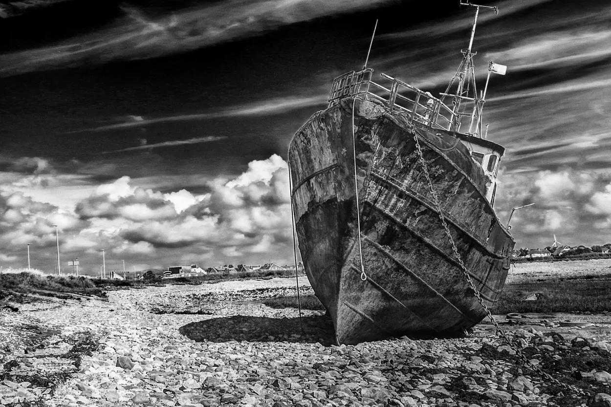Stranded Boats in Black and White - transport photo contest ...