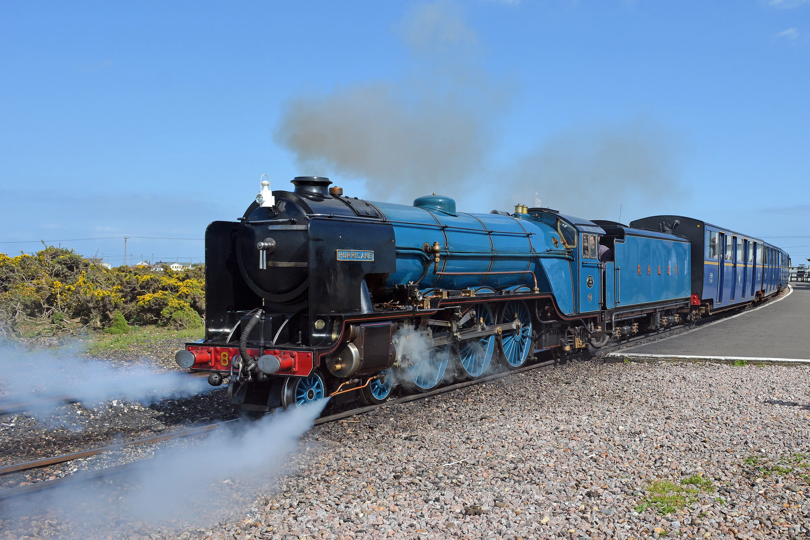 Small Steam Train Full Service