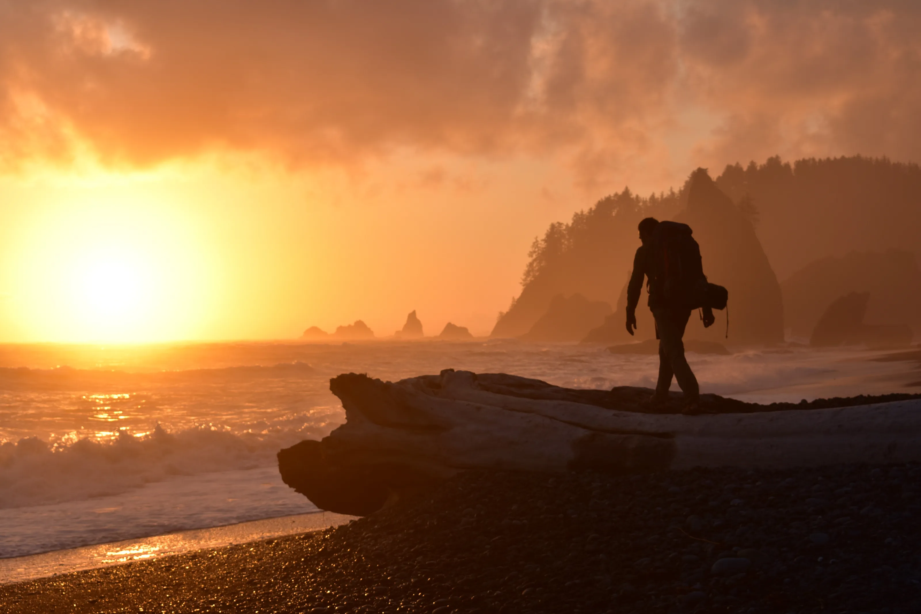 Rialto Beach Sunset