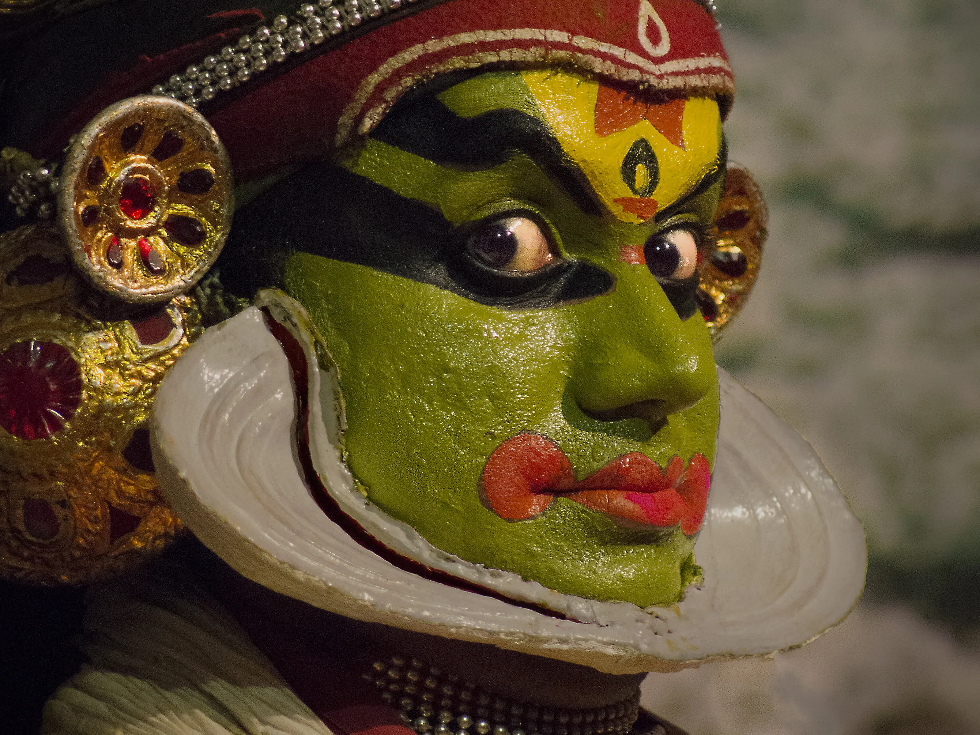 Kathkali dancer