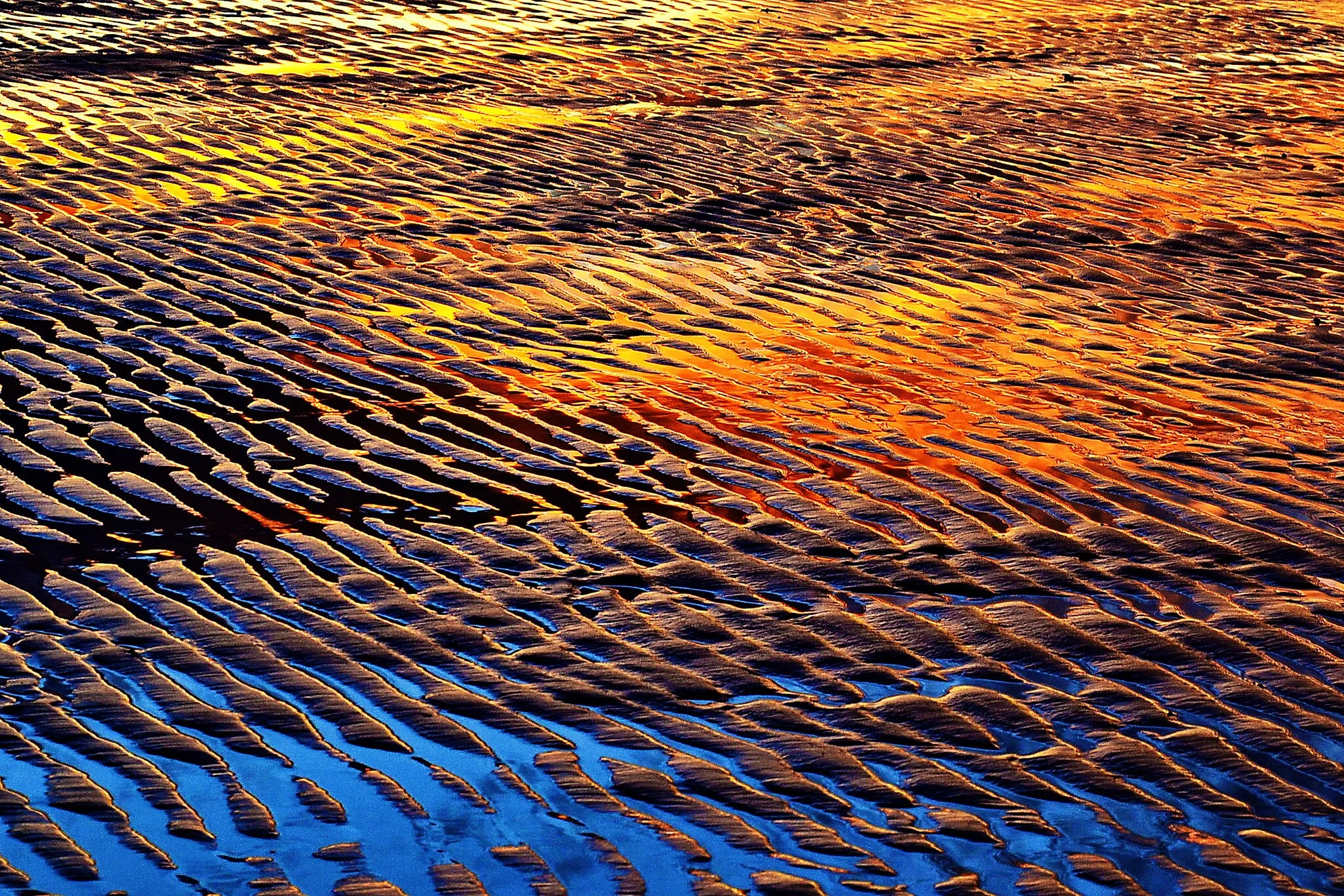 Sunset on the beach