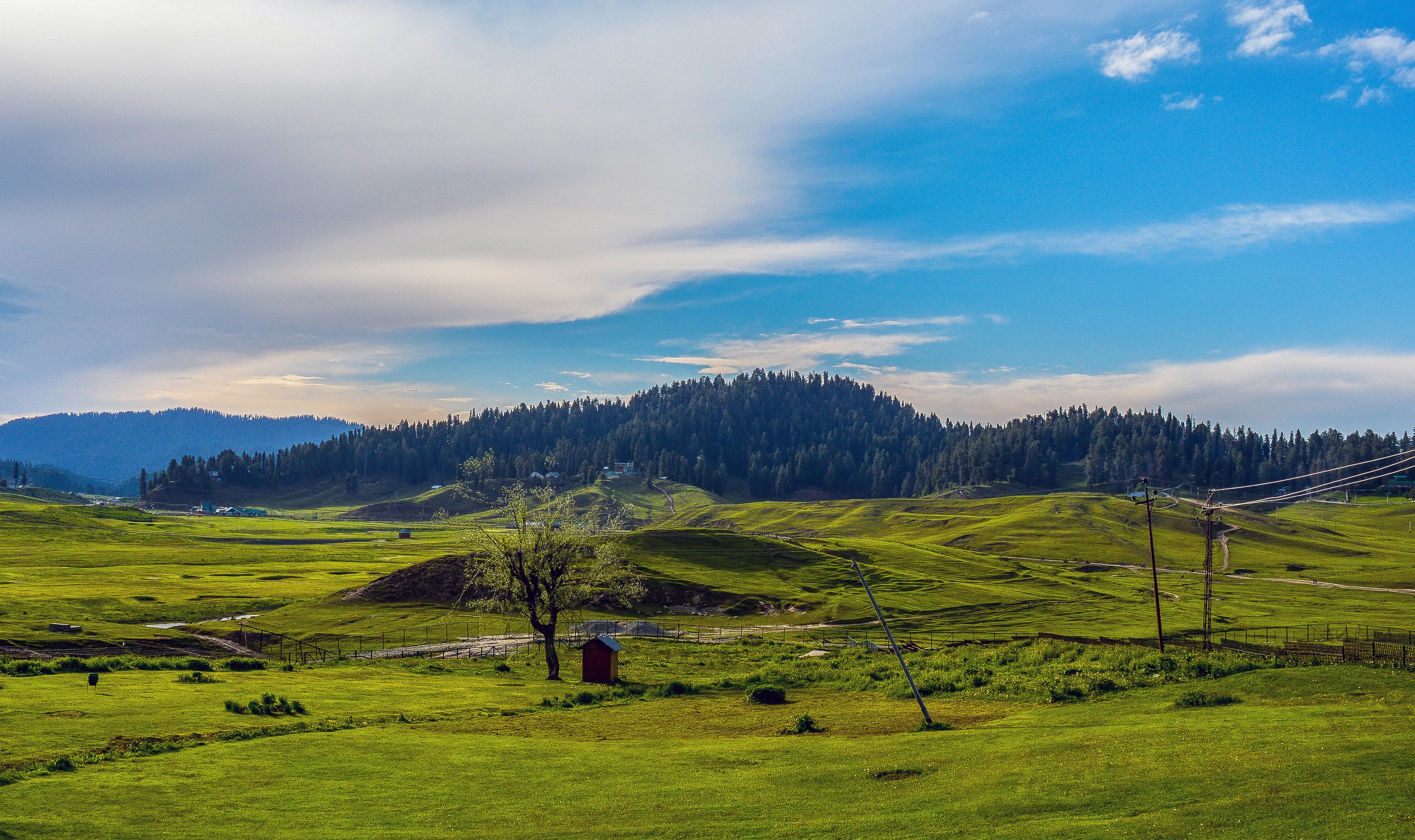 The breath taking view of Gulmarg