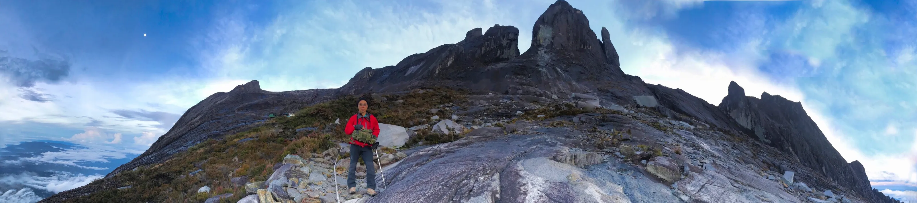 Mount Kinabalu, Low’s Peak and Dongkey Peak