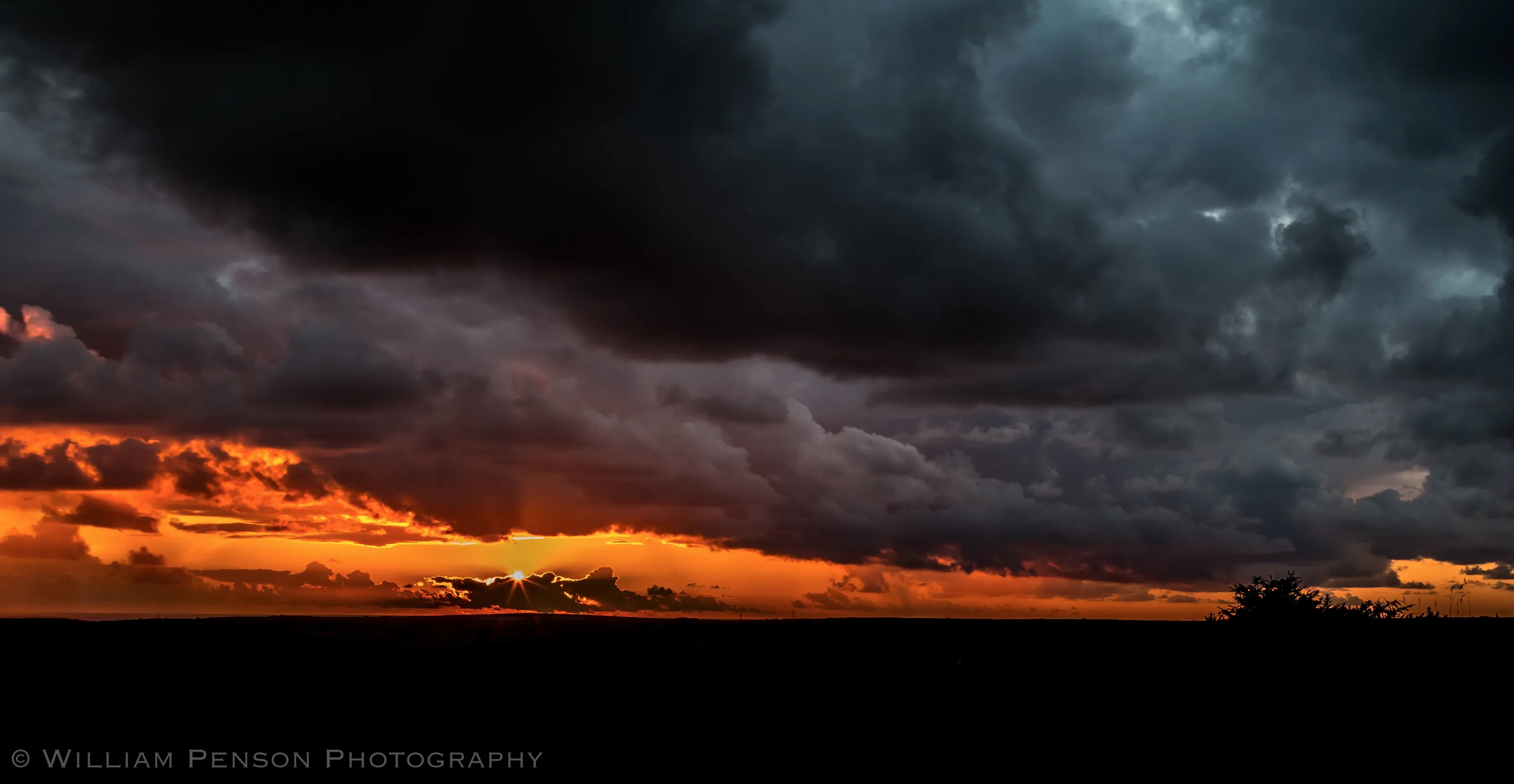Stormy Sunset Over Bodmin Moor, Cornwall