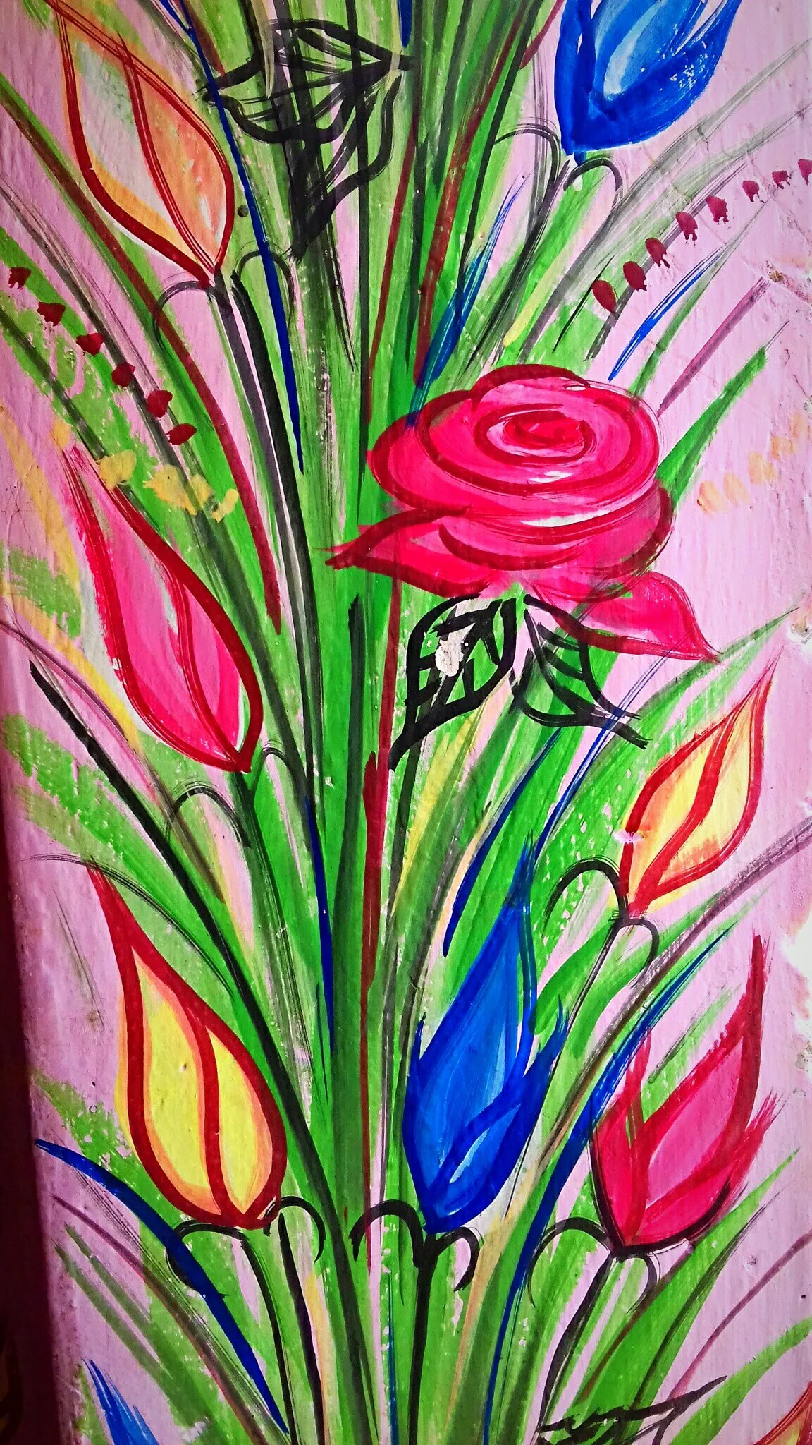 Colorful flower