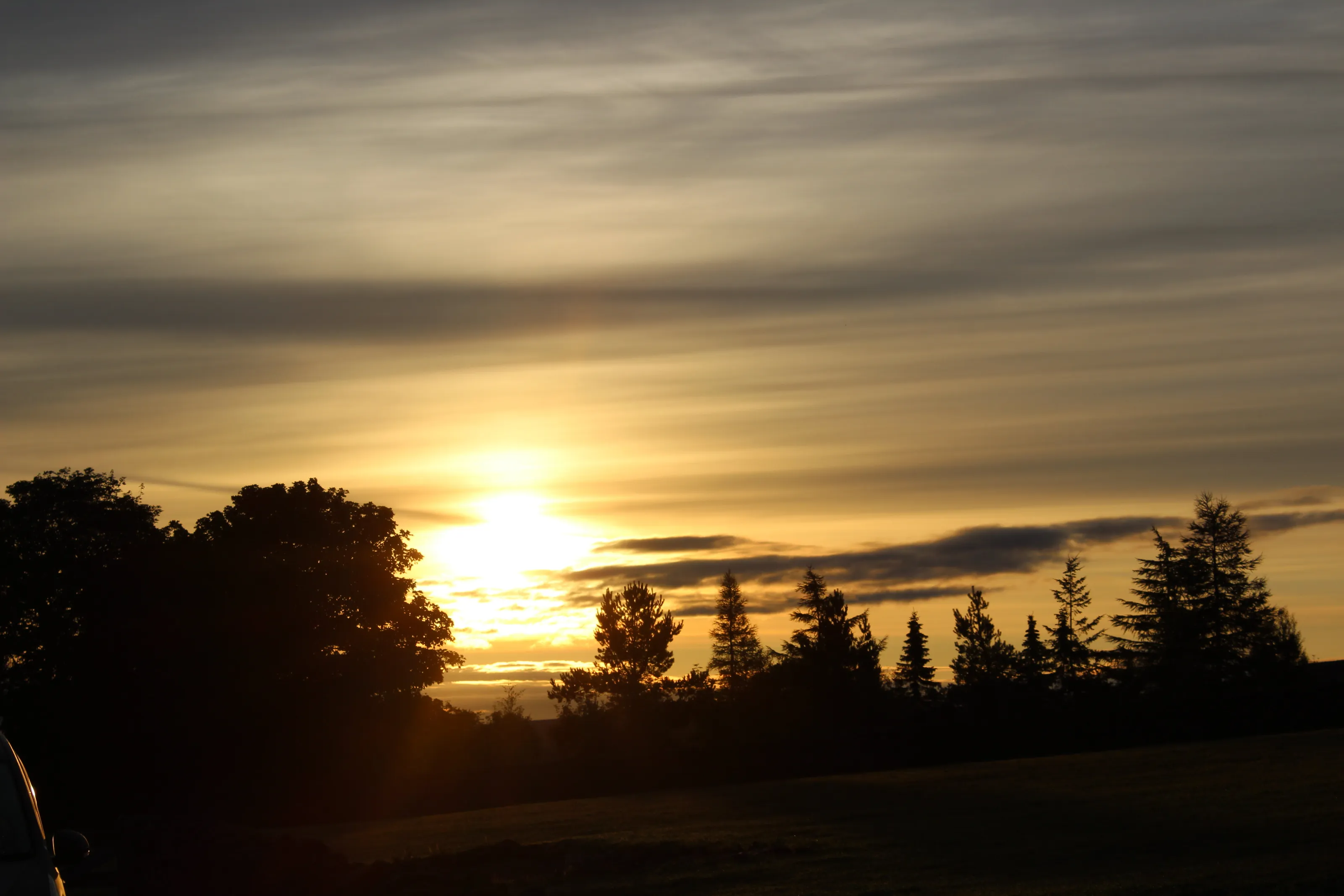 sunrise  and clouds