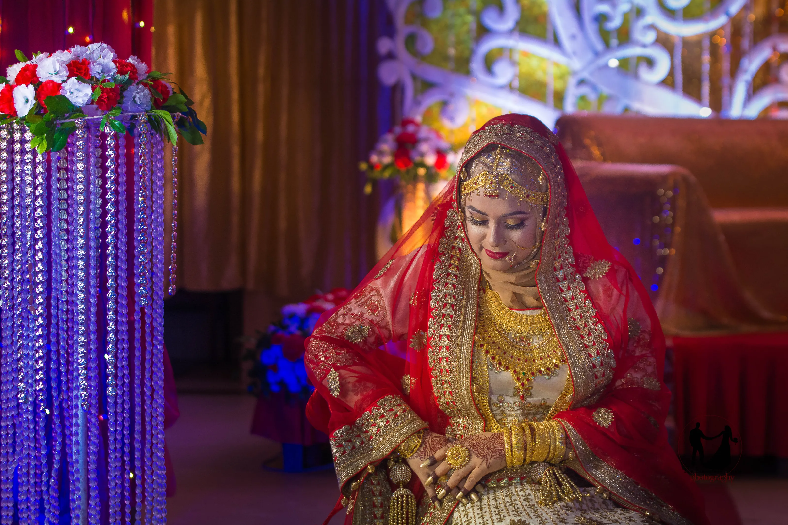 BRIDE red goun