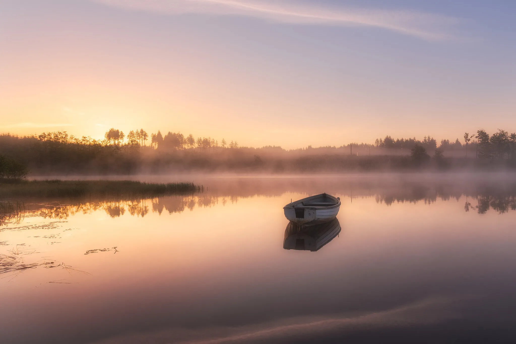 As dawn breaks