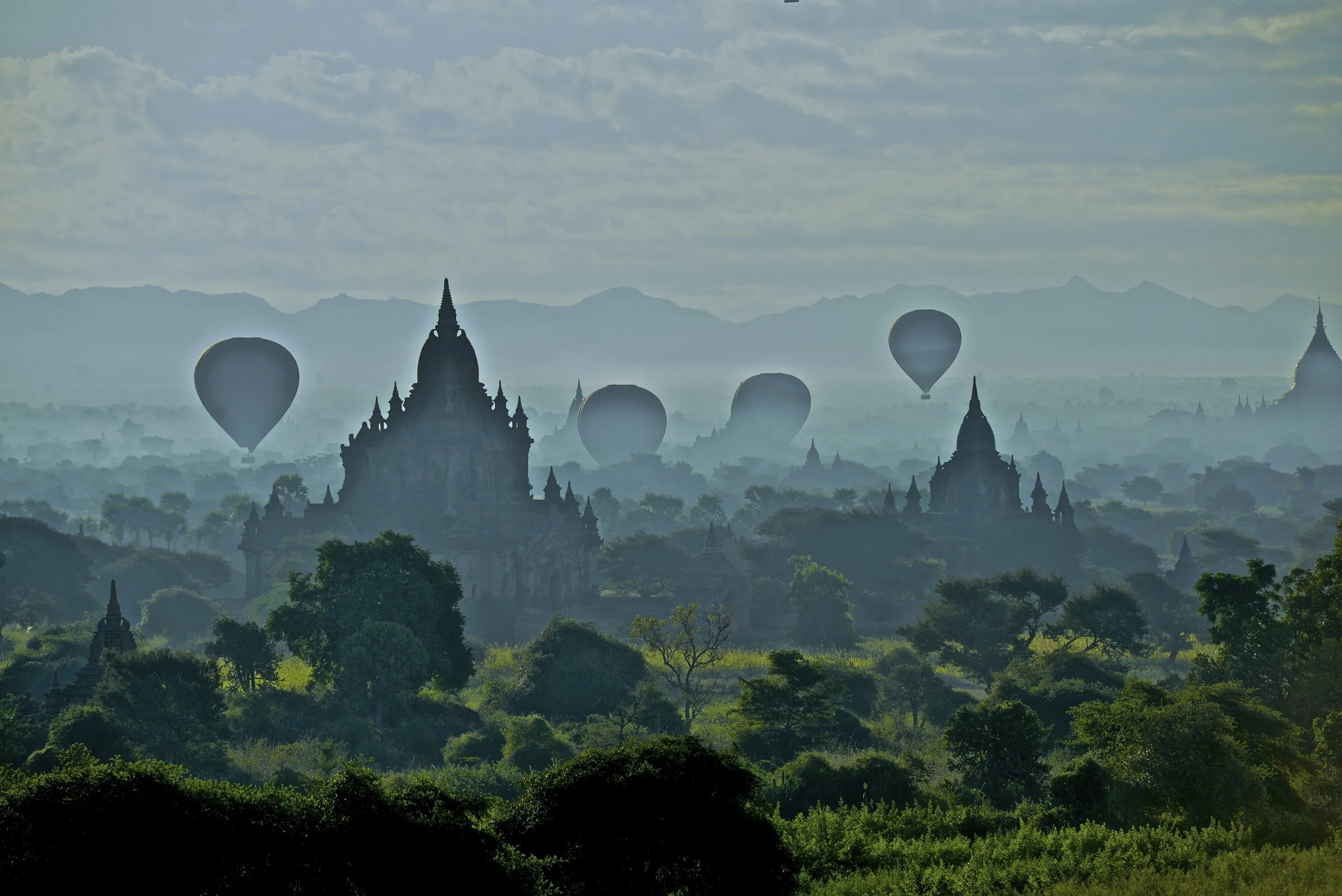 Balloons versus Temples!