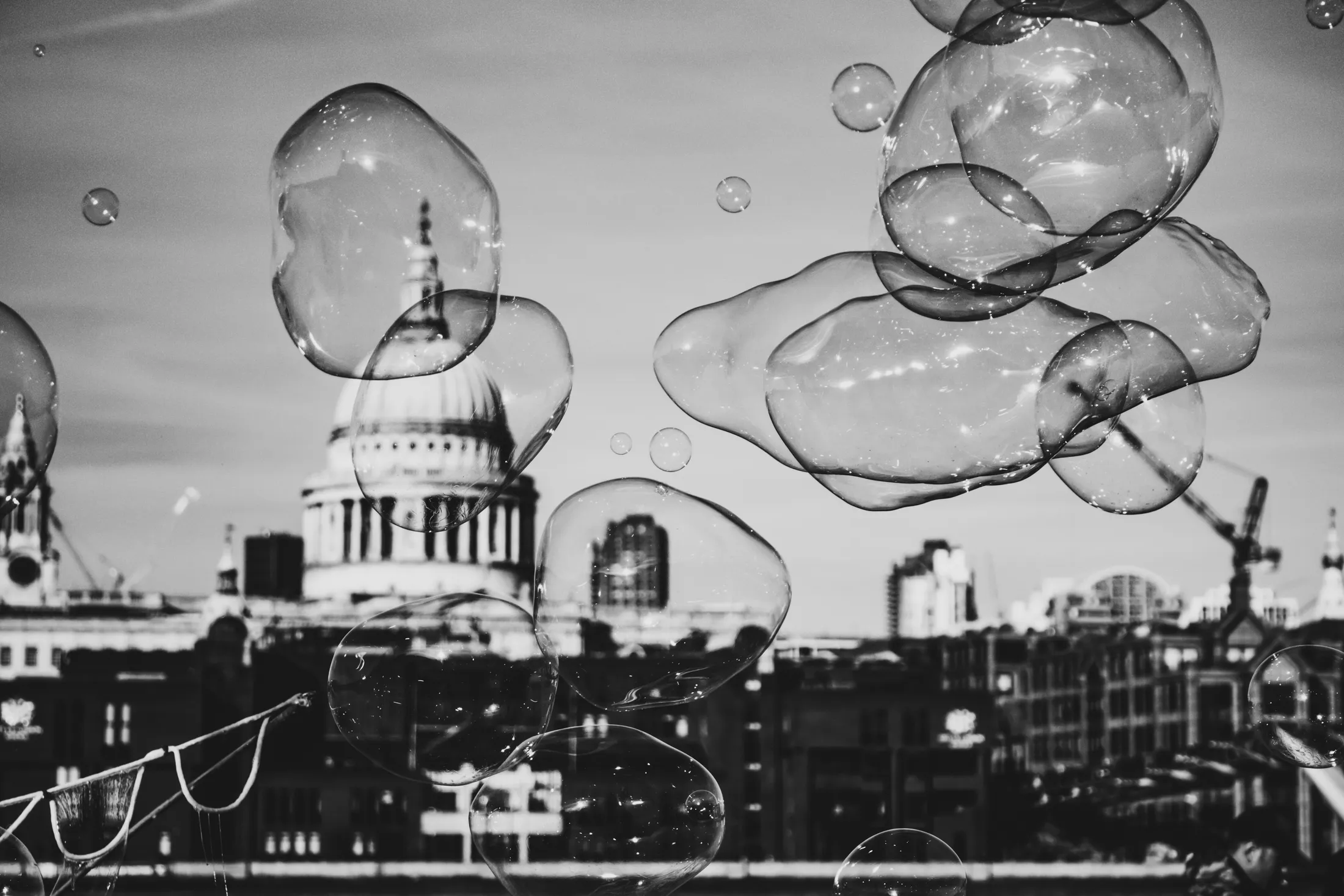London Through Bubbles