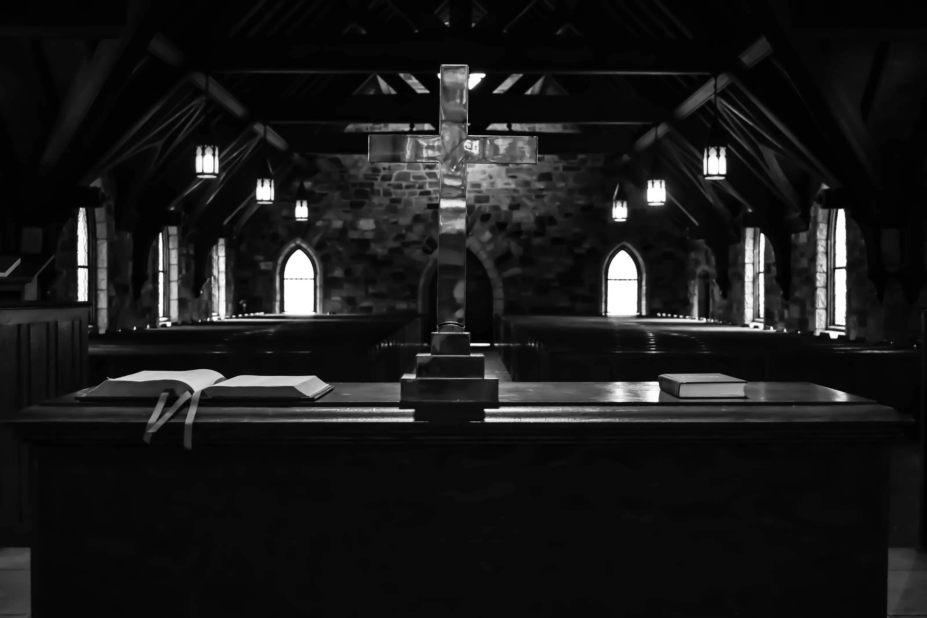 At the alter