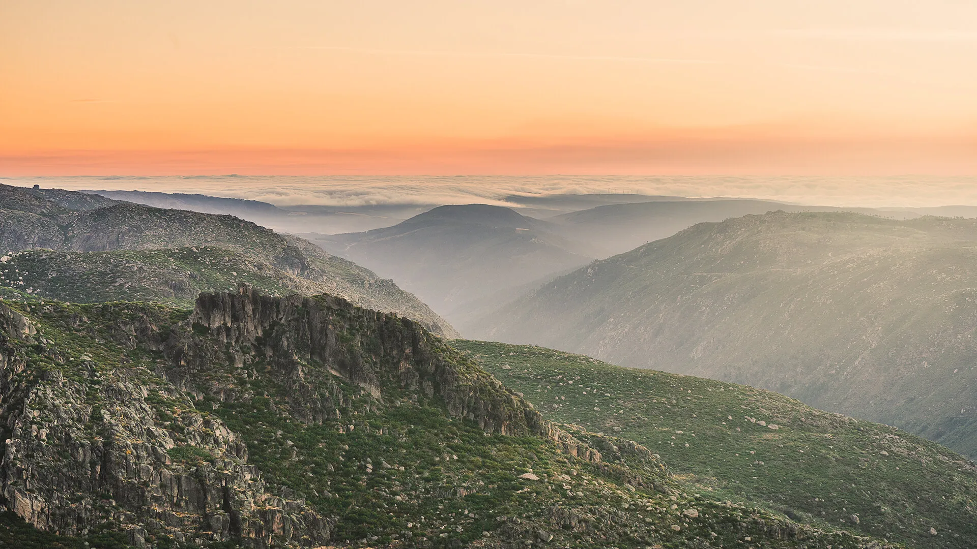 Dawn in the Mountains