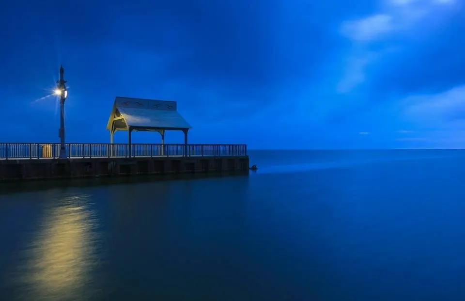 Lakeshore Promenade as Clouds Gather