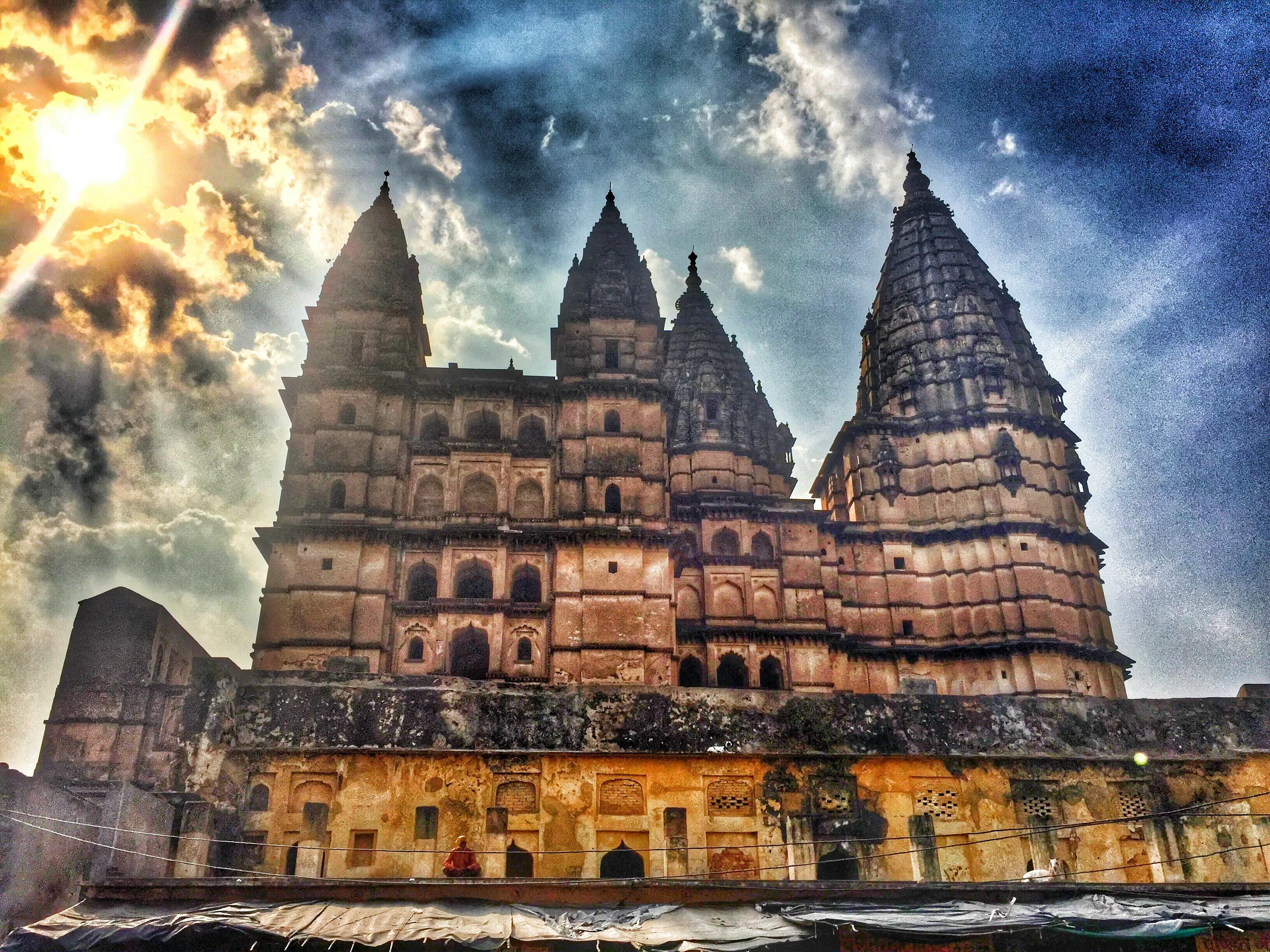 Temple with Dramatic look